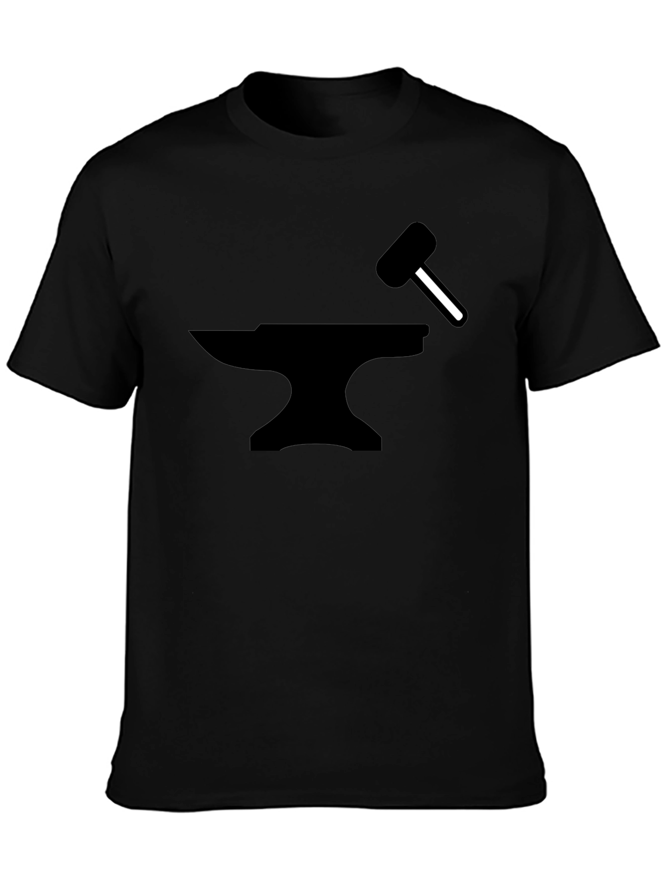 Blacksmith Anvil & Hammer Graphic T-Shirt
