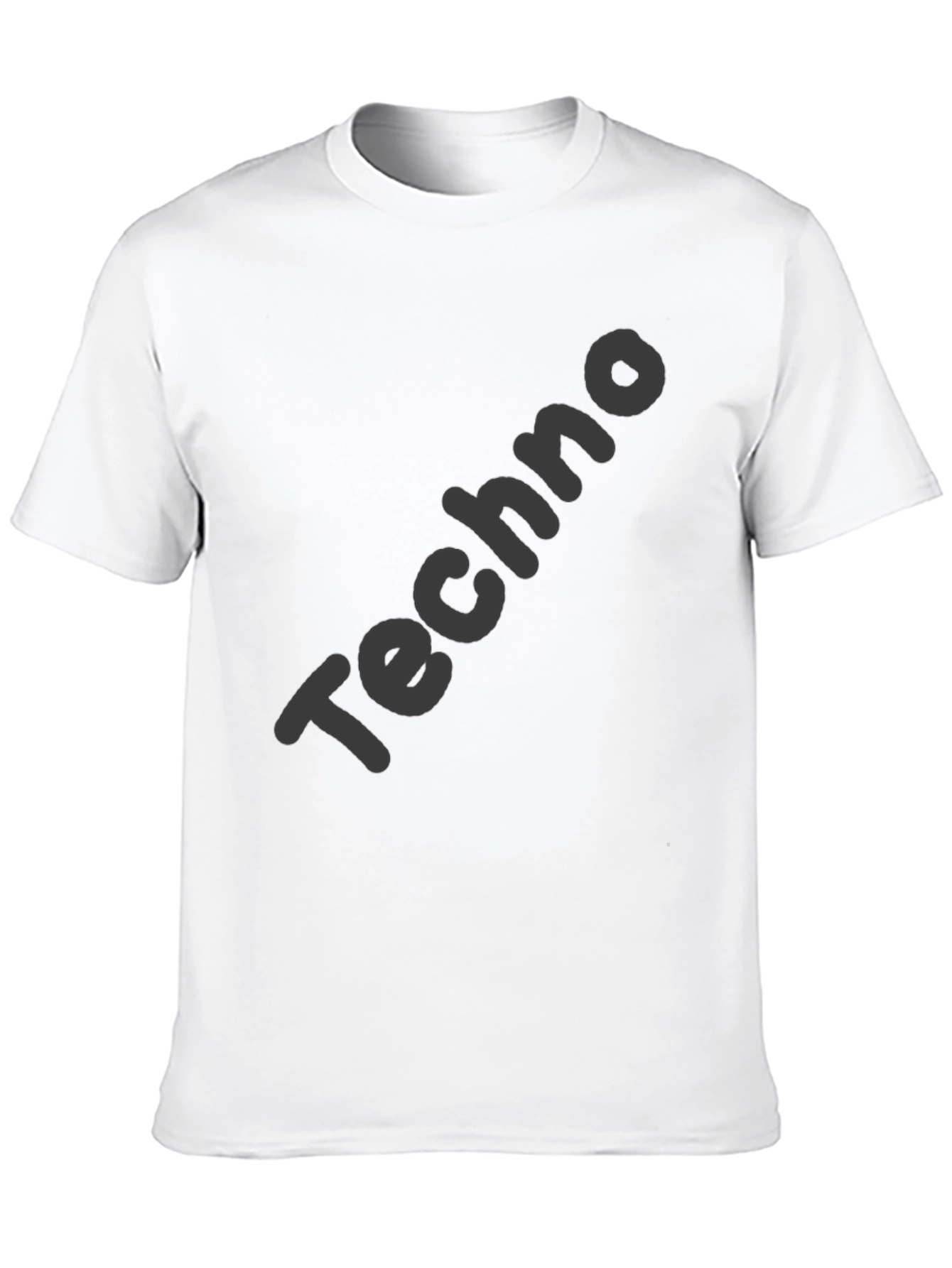 Mens Black Techno Graphic Tee