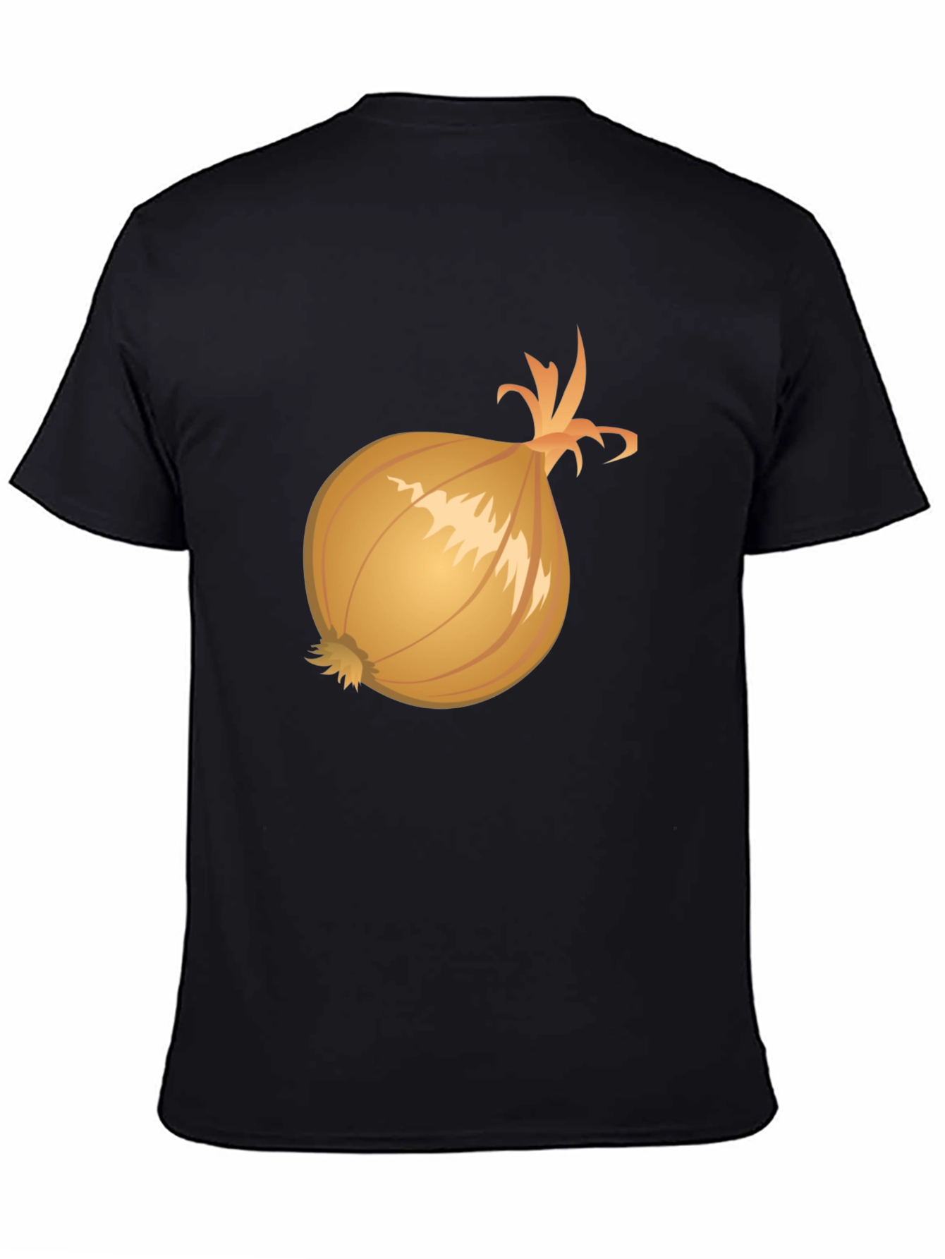 Onion Graphic Tee - Casual Black T-Shirt