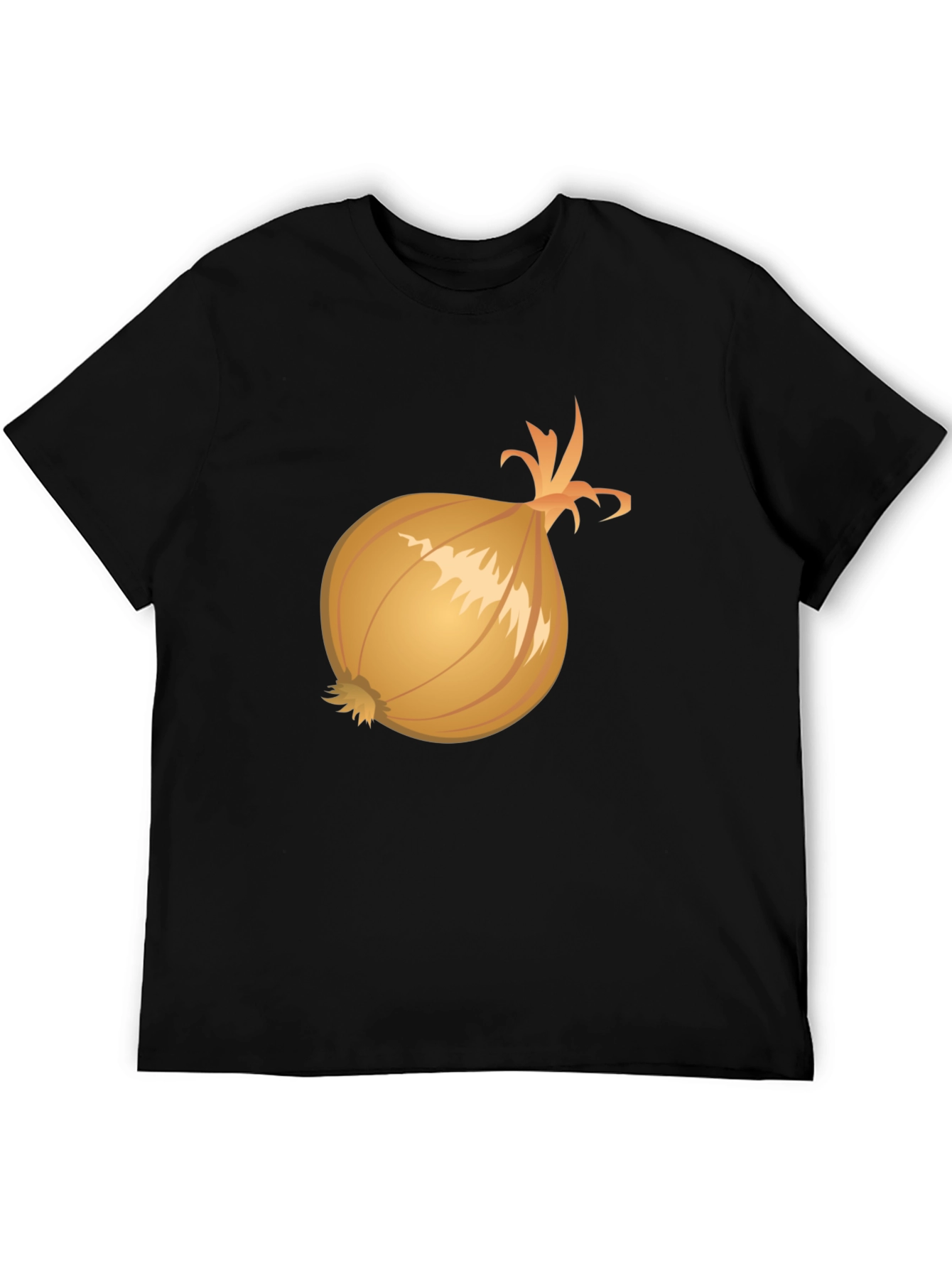 Onion Graphic Tee - Casual Black T-Shirt