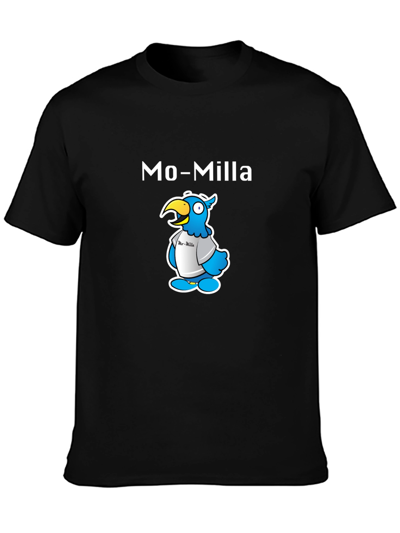 Mo-Milla Cartoon Parrot T-Shirt