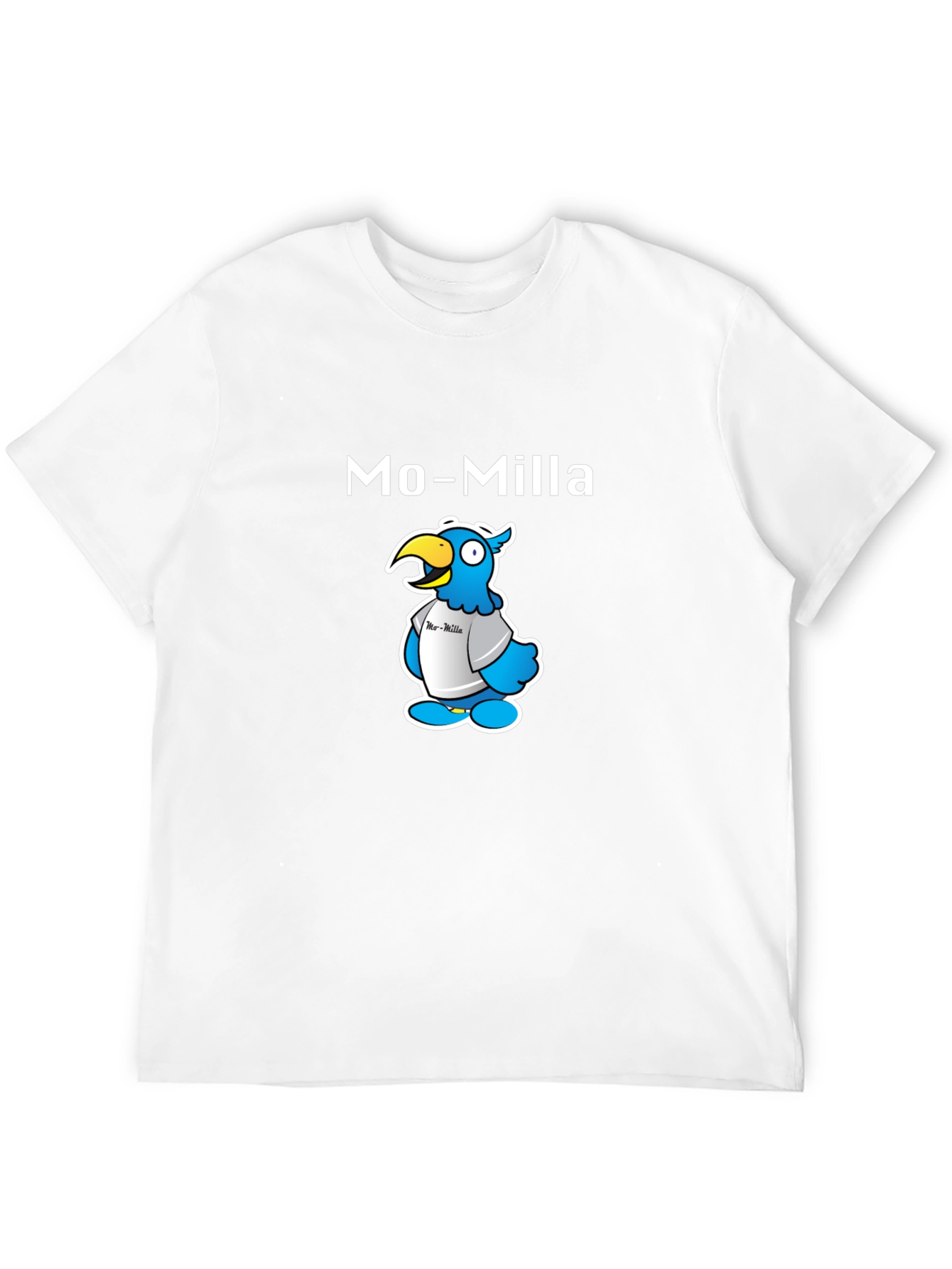 Mo-Milla Cartoon Parrot T-Shirt