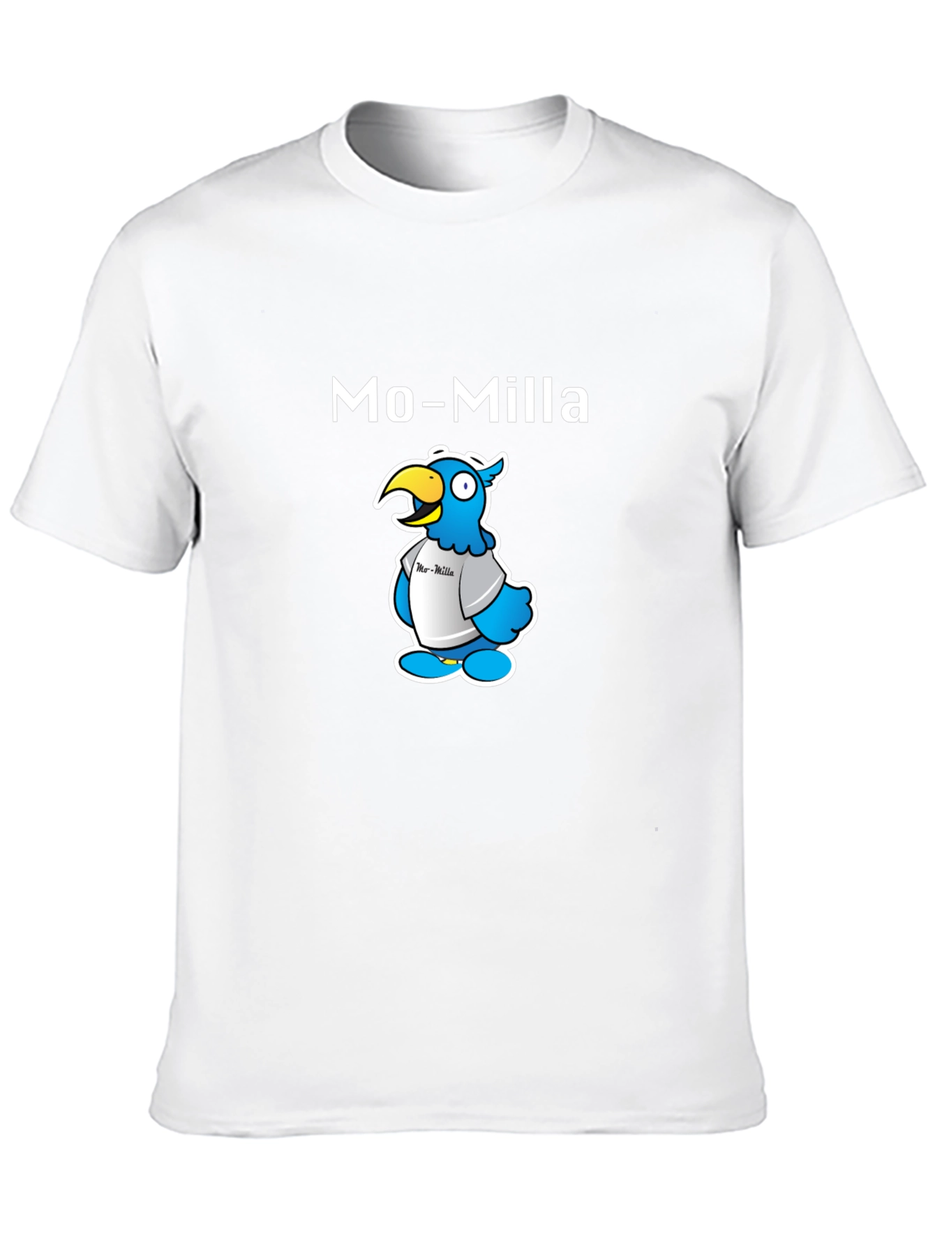Mo-Milla Cartoon Parrot T-Shirt