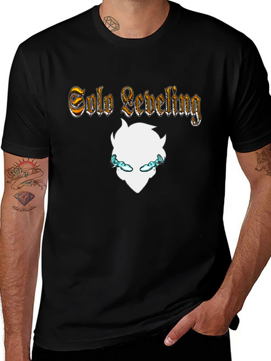 Solo Leveling Graphic Black T-Shirt