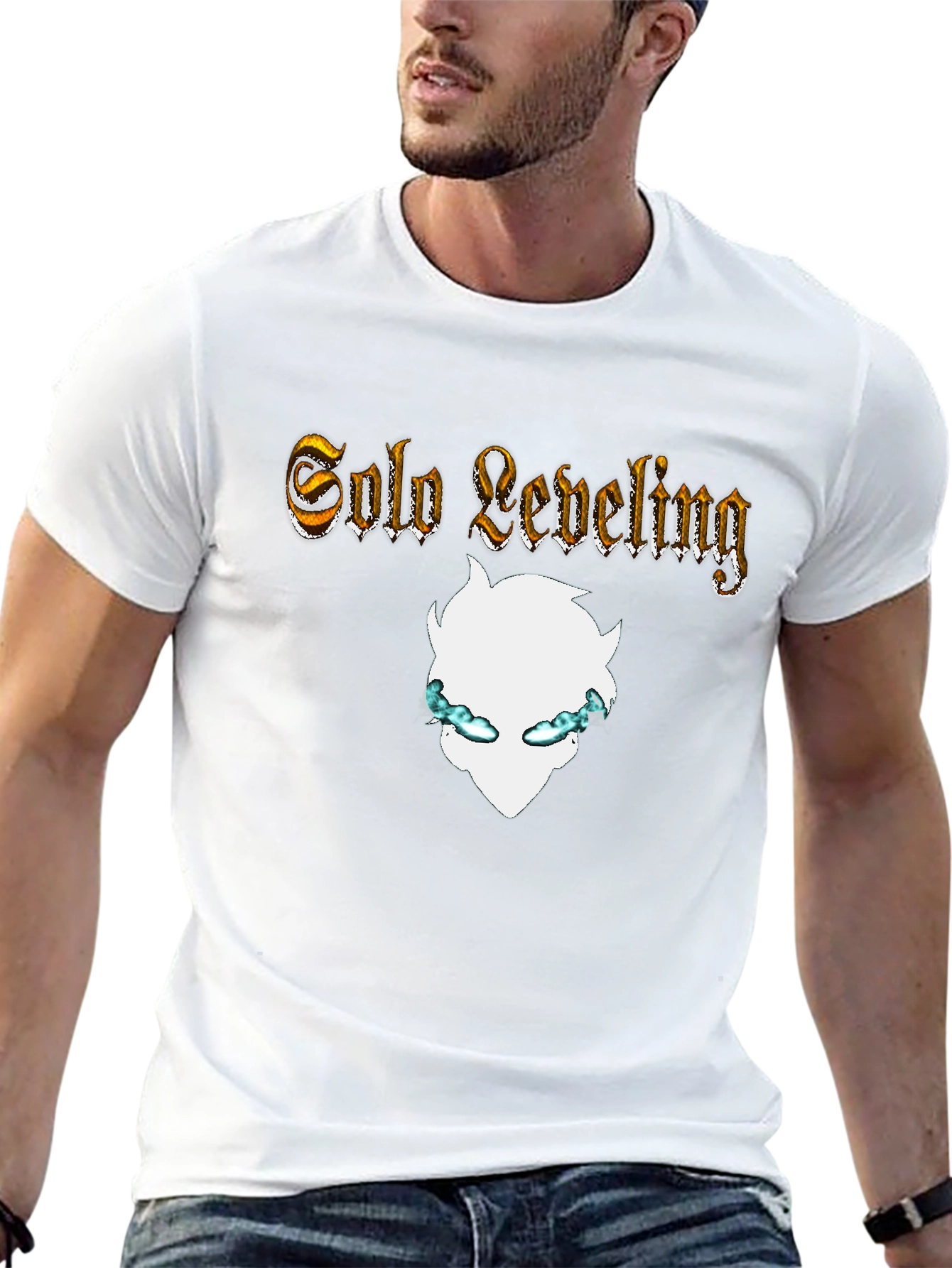 Solo Leveling Graphic Black T-Shirt