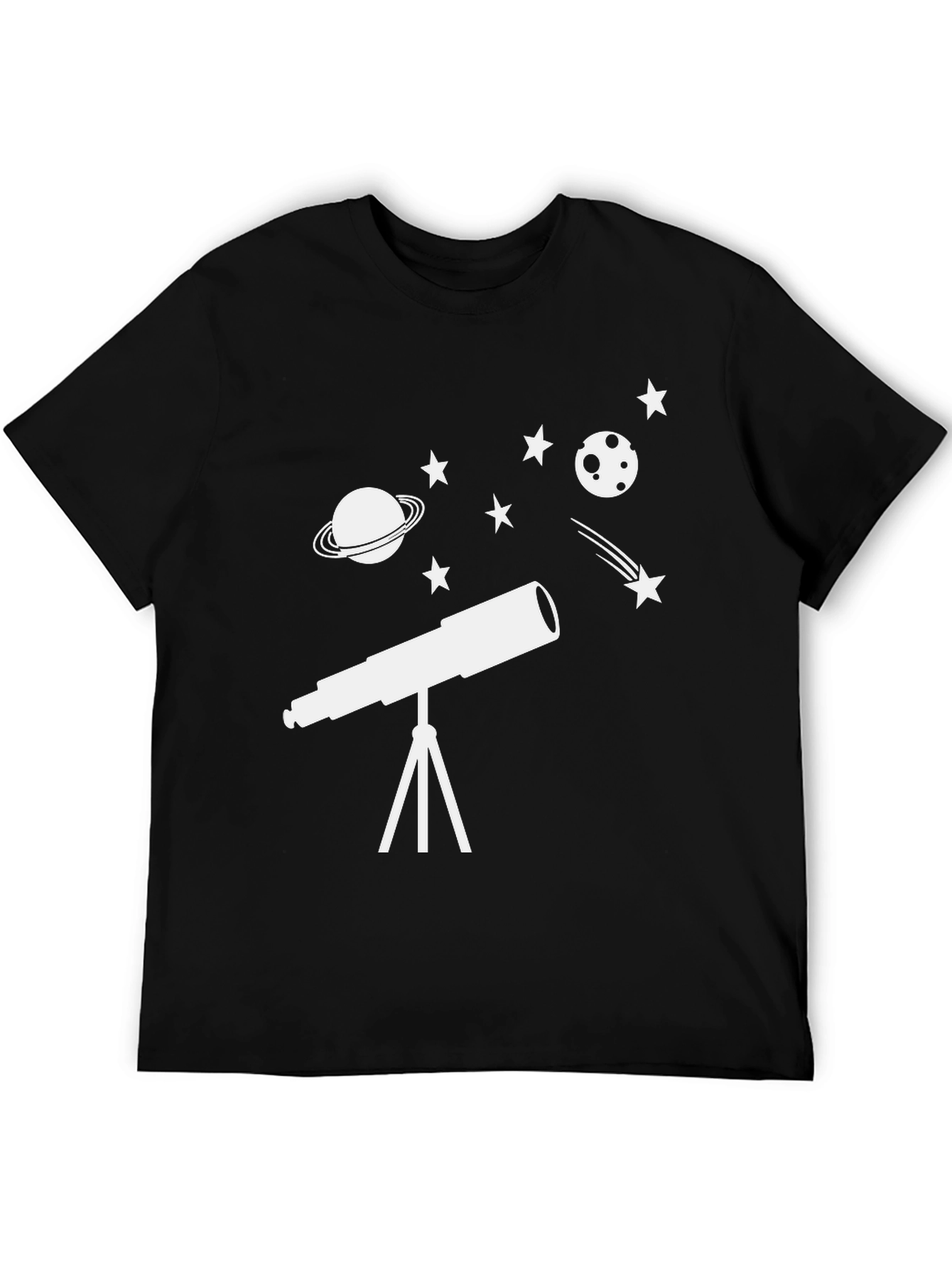Astronomy Telescope T-Shirt - Space Design