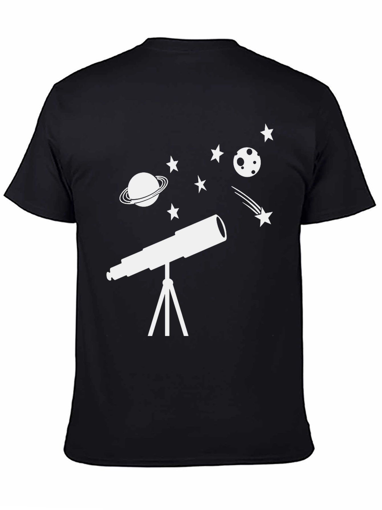 Astronomy Telescope T-Shirt - Space Design