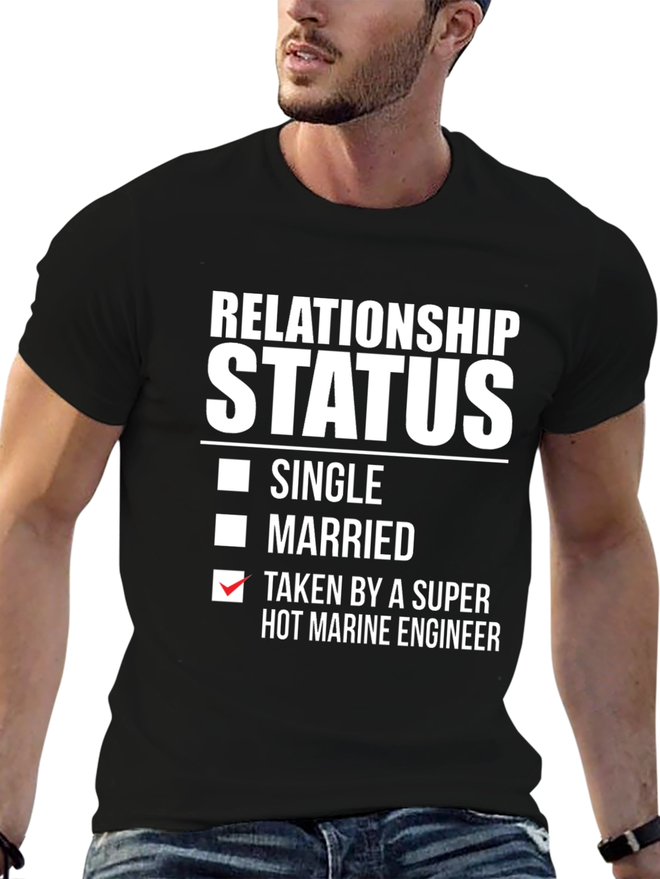 Relationship Status: Taken by Marine Engineer T-Shirt