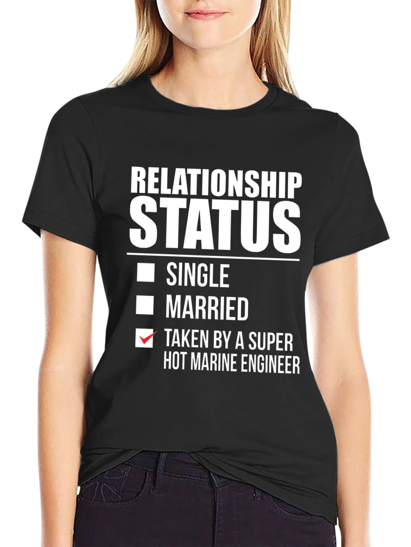 Relationship Status: Taken by Marine Engineer T-Shirt