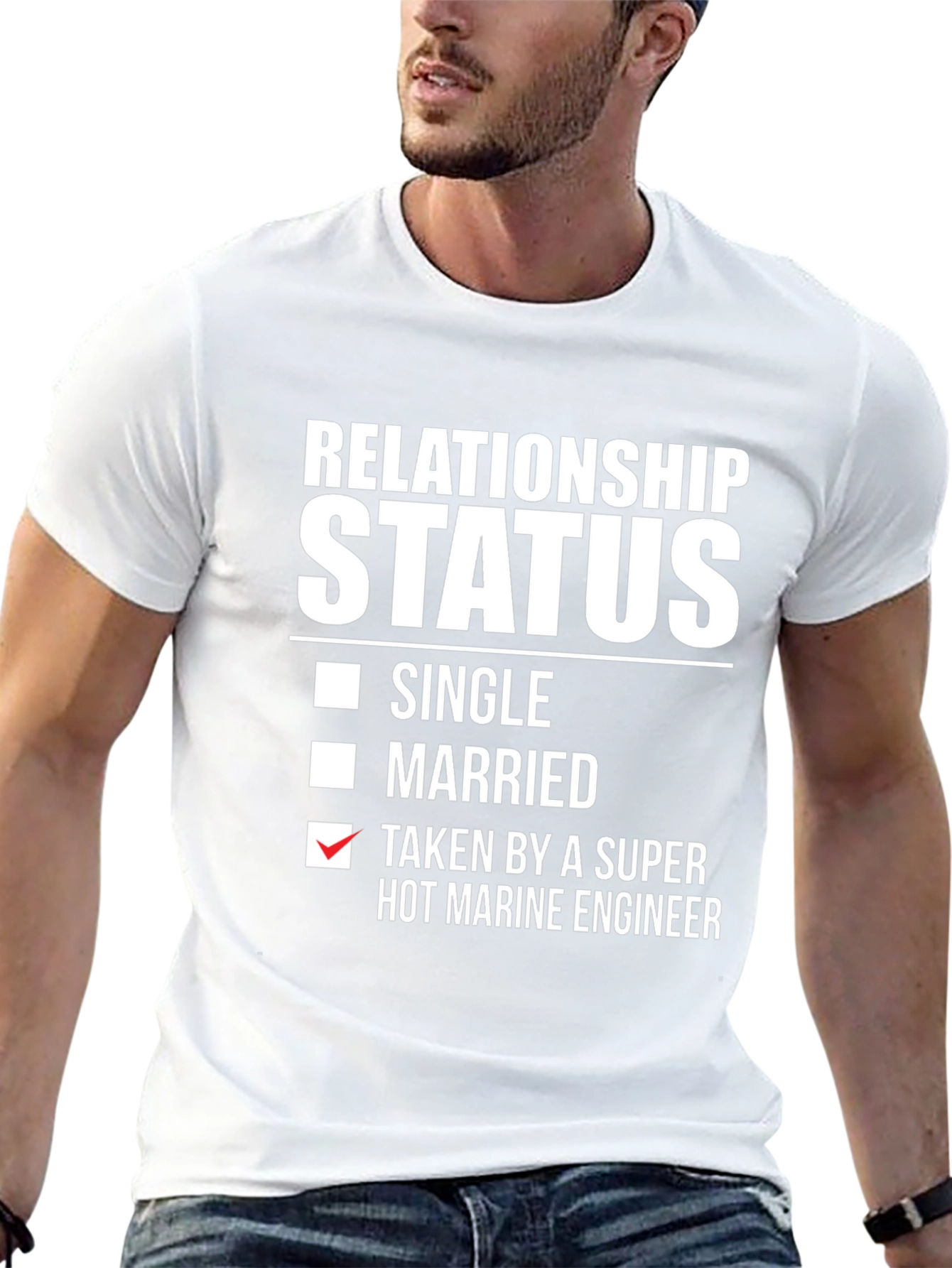 Relationship Status: Taken by Marine Engineer T-Shirt