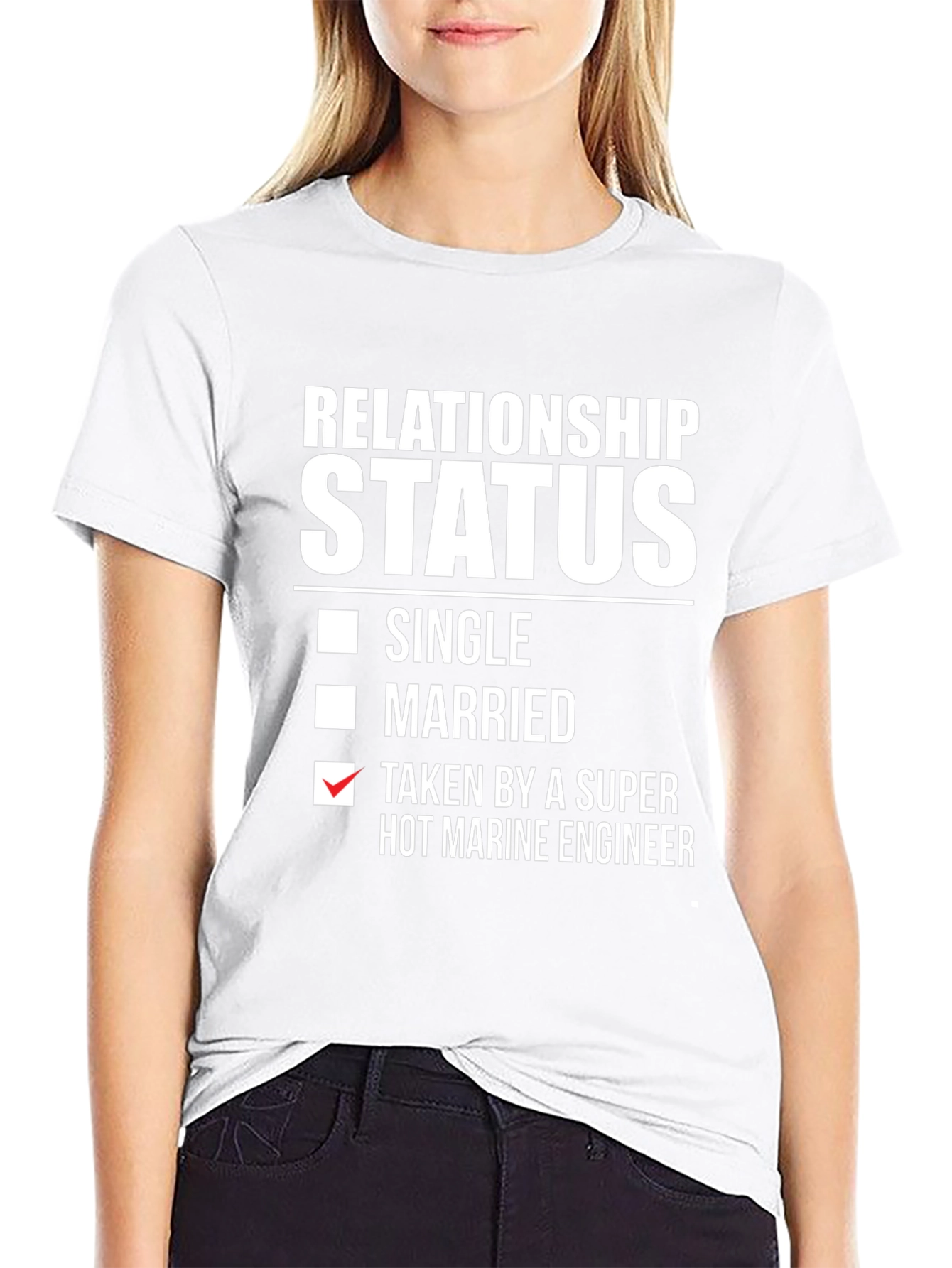 Relationship Status: Taken by Marine Engineer T-Shirt