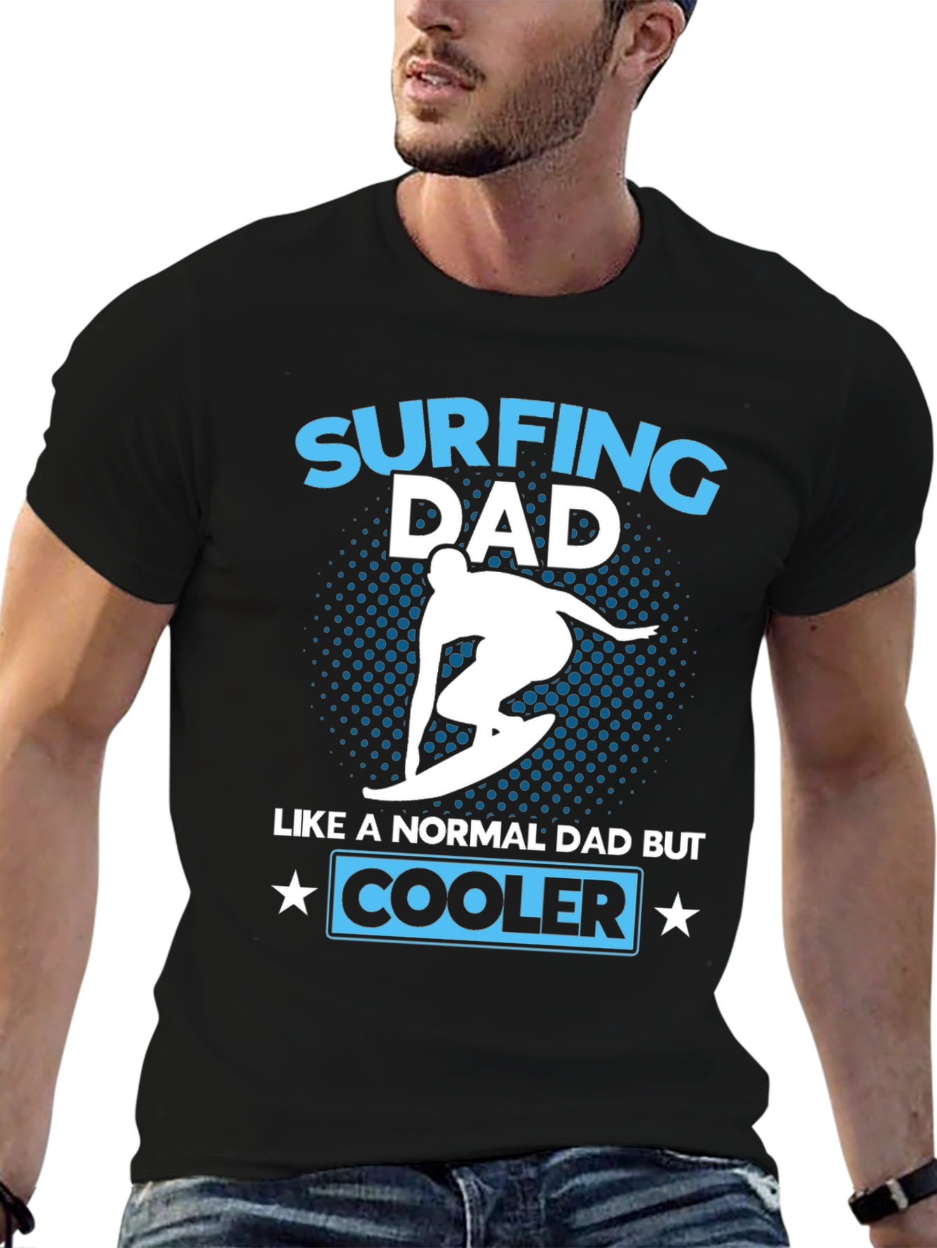 Surfing Dad T-Shirt - Cooler Than Average!