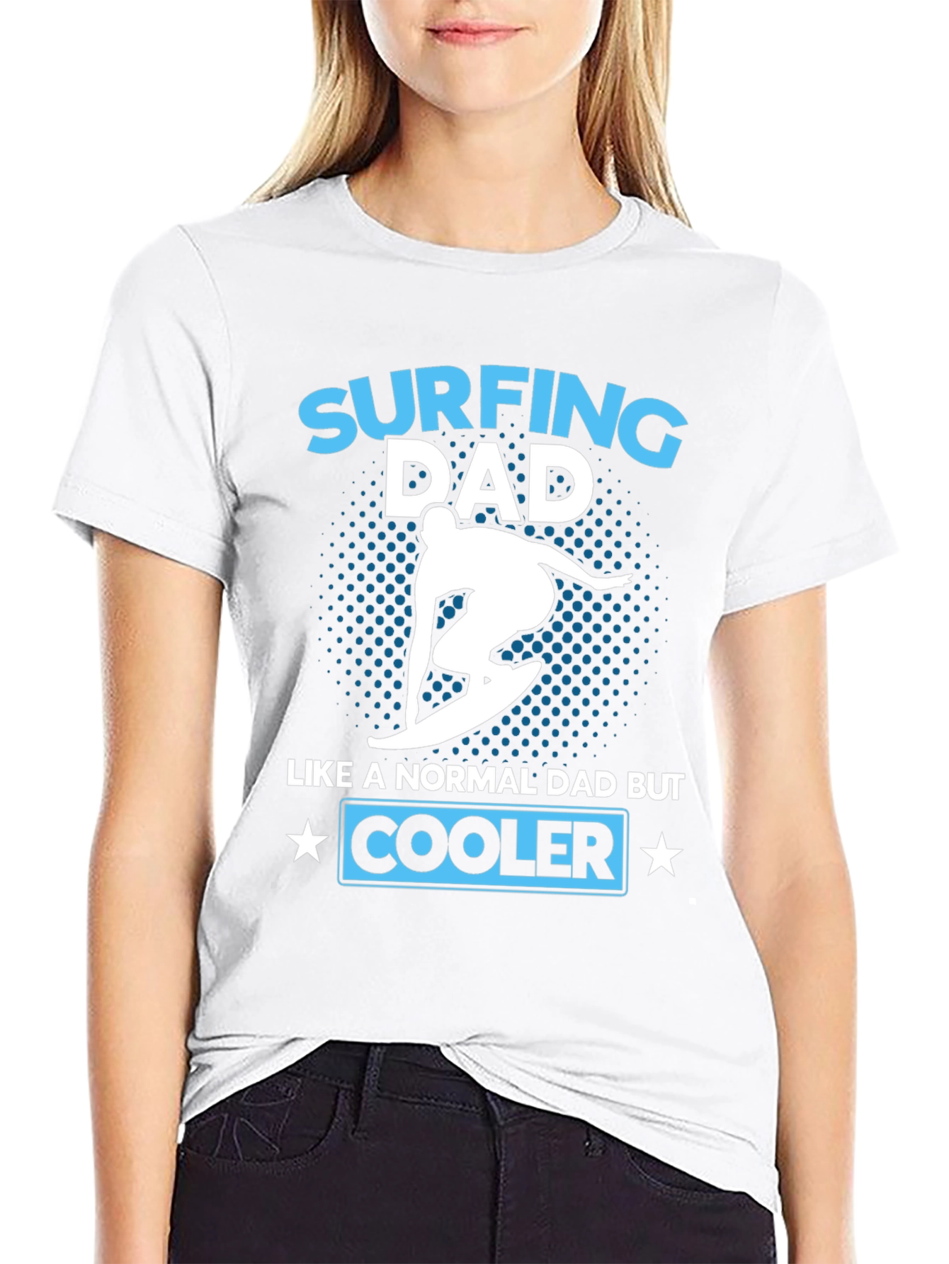 Surfing Dad T-Shirt - Cooler Than Average!