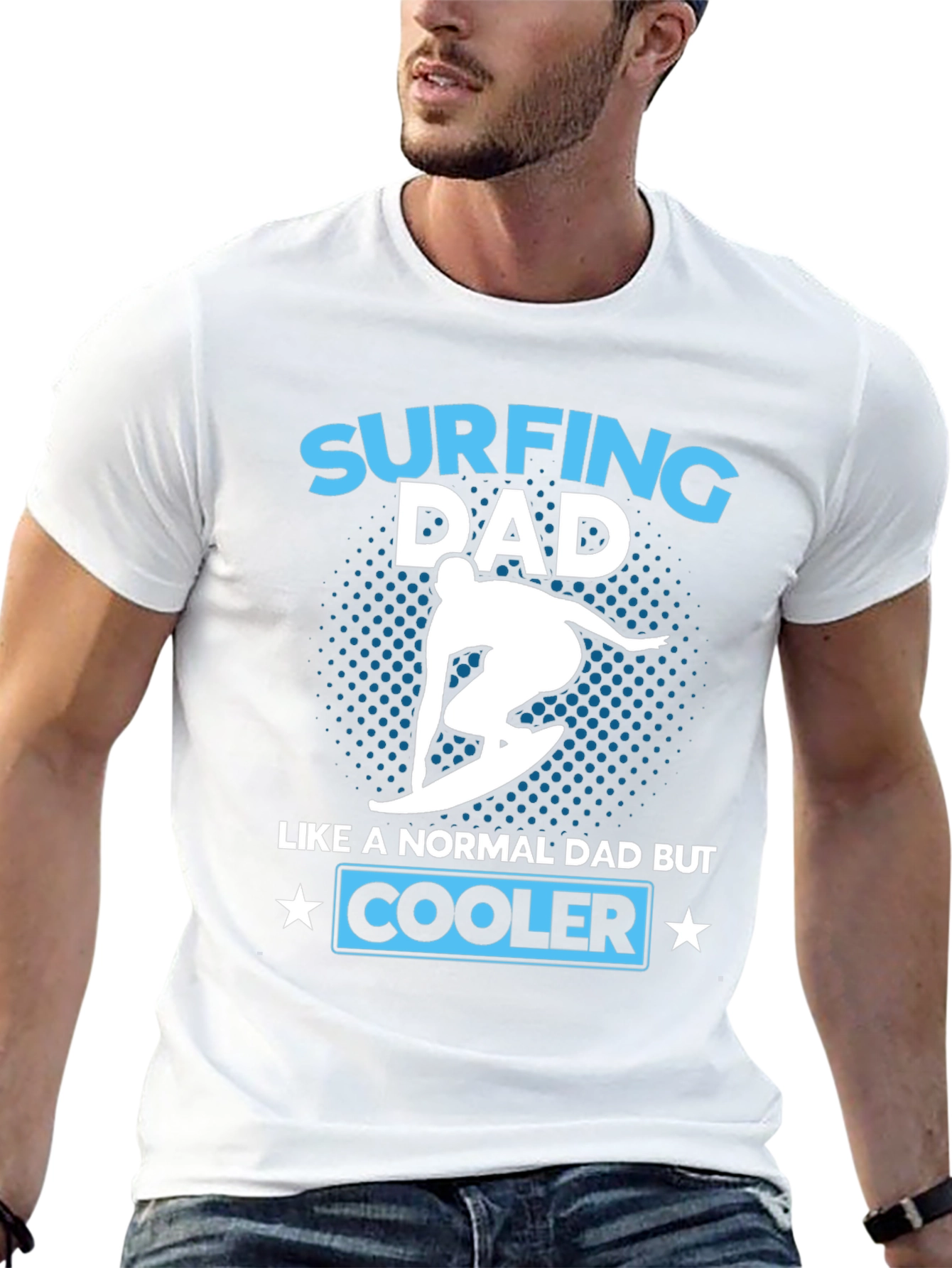 Surfing Dad T-Shirt - Cooler Than Average!