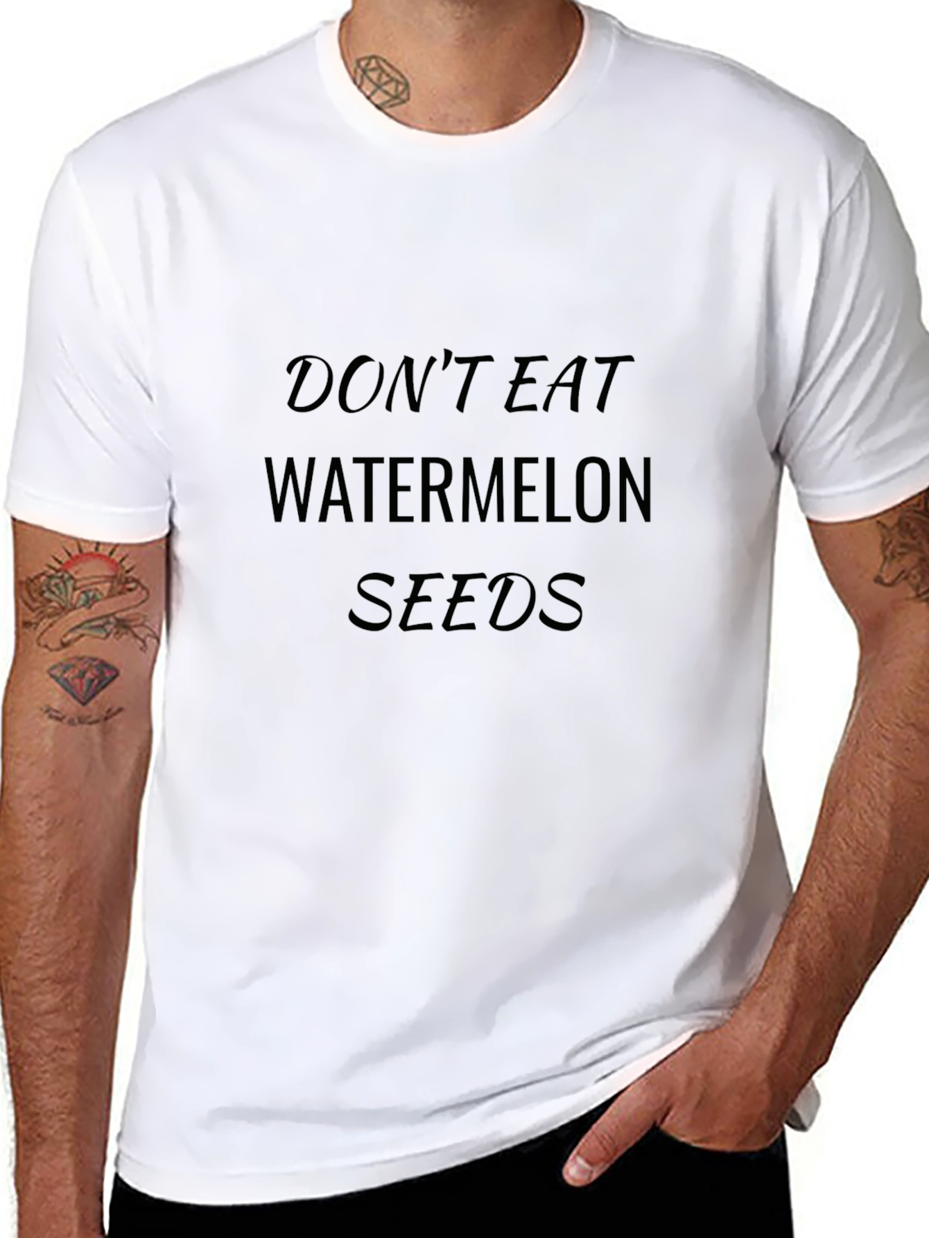 Dont Eat Watermelon Seeds Graphic Tee