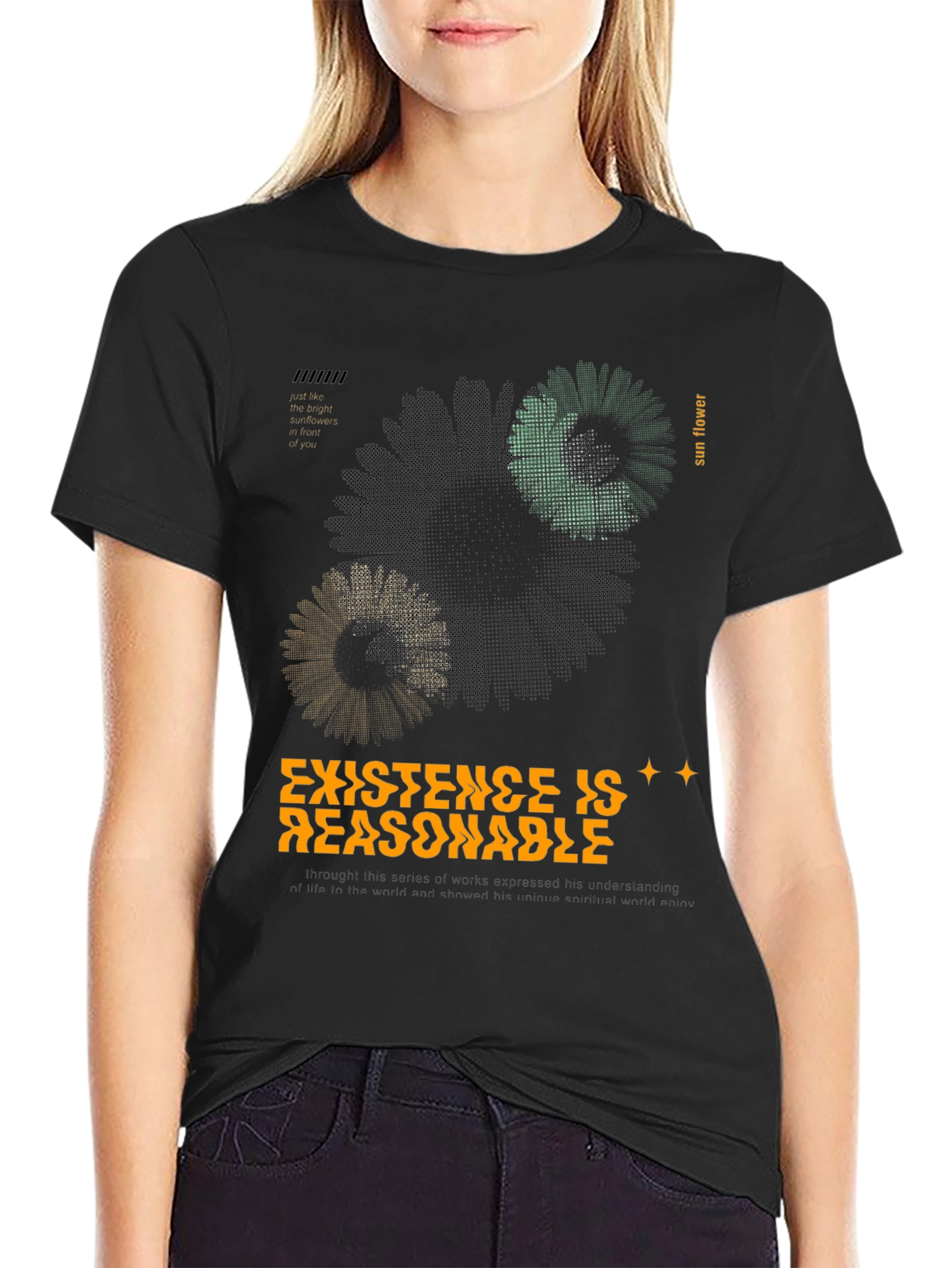 Sunflower Graphic Print Tee