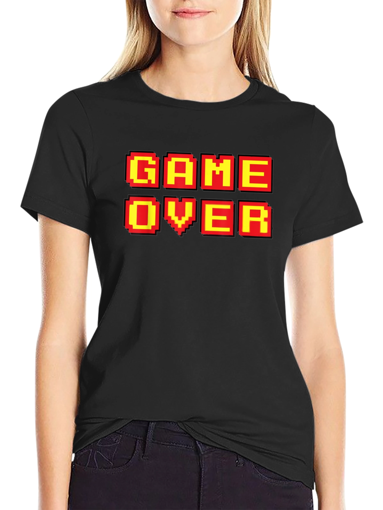 Game Over T-Shirt - Retro Pixel Design