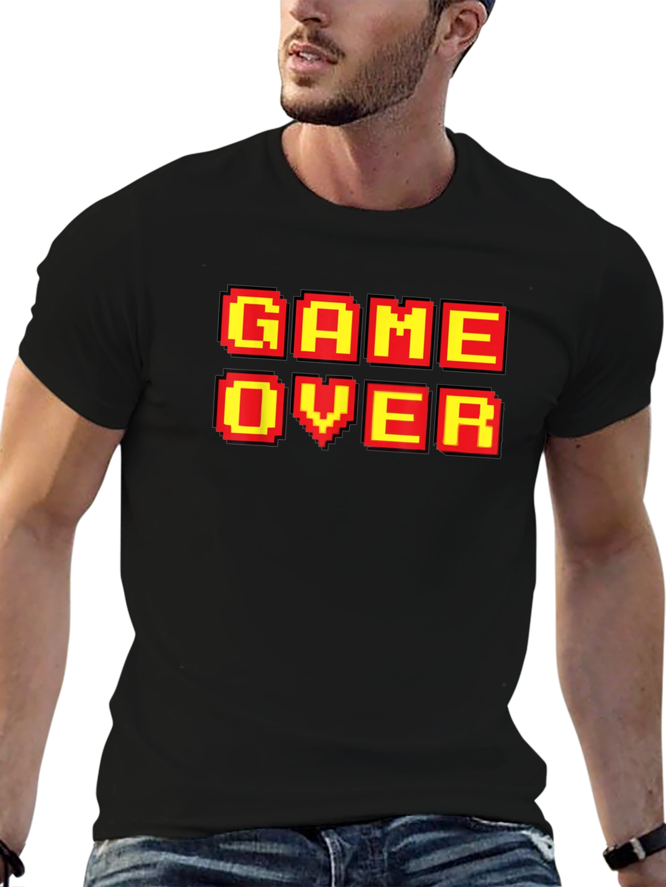 Game Over T-Shirt - Retro Pixel Design