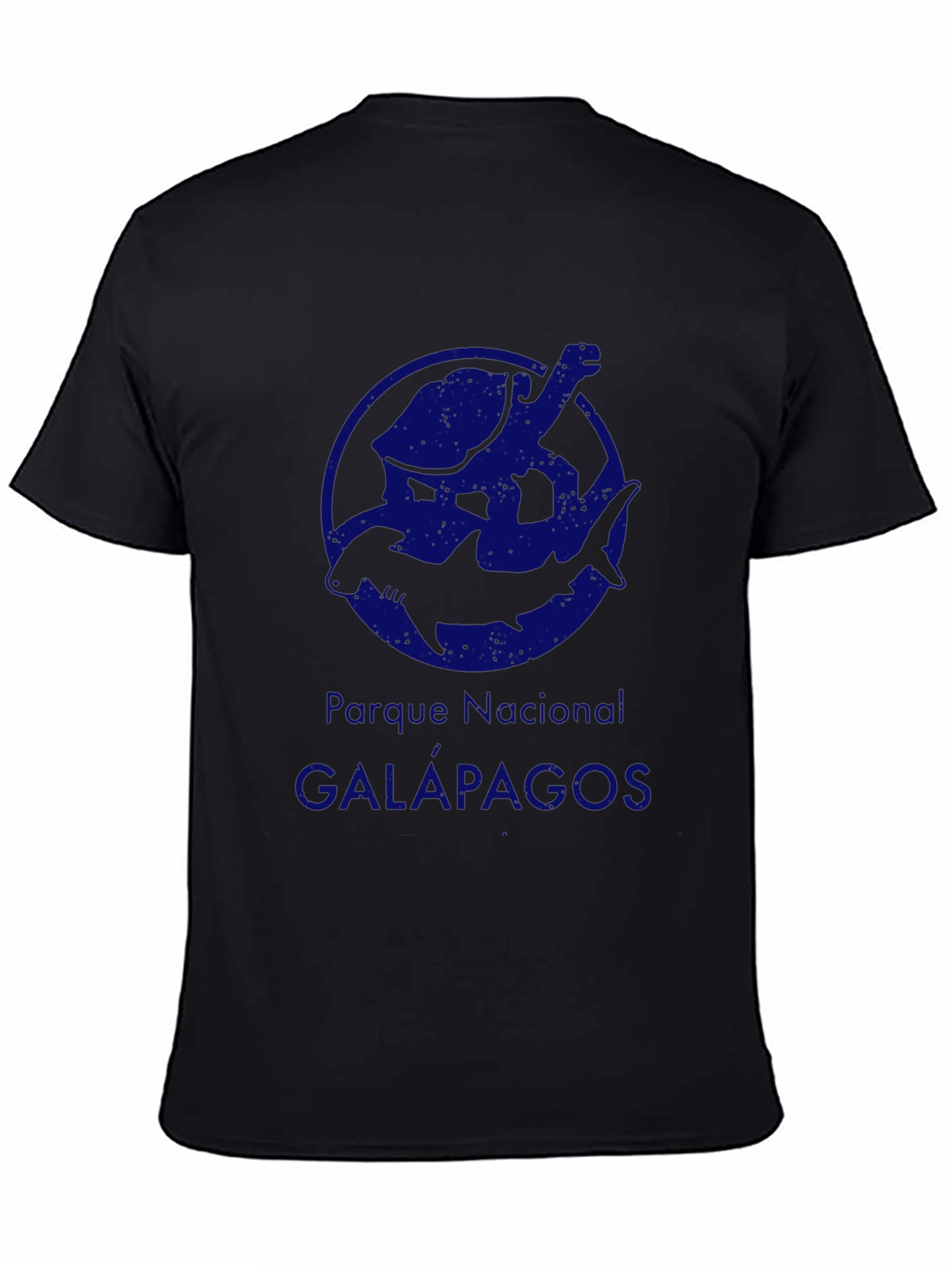 Galapagos National Park T-Shirt - Turtle & Shark Design