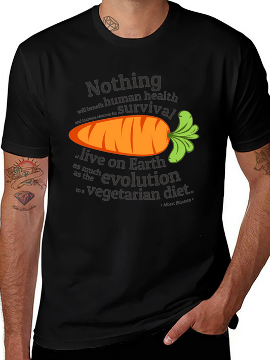 Vegetarian Diet T-Shirt - Human Health & Survival