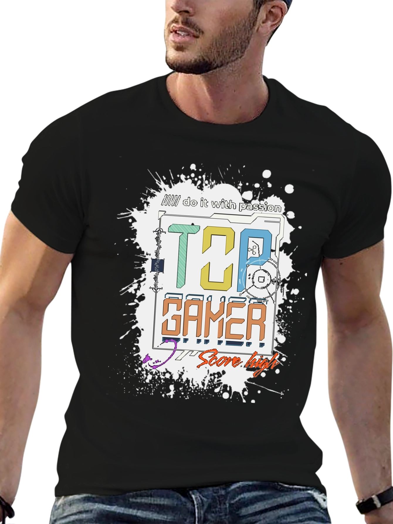 Top Gamer Graphic Tee - Do it with Passion!