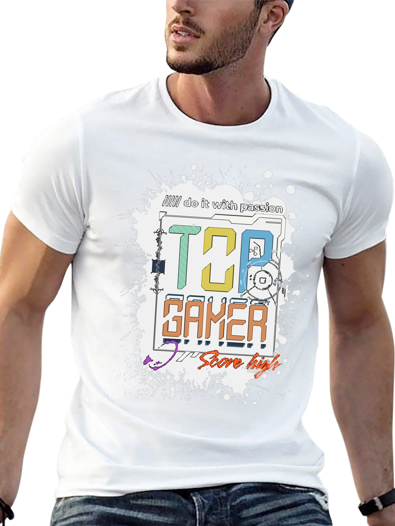 Top Gamer Graphic Tee - Do it with Passion!