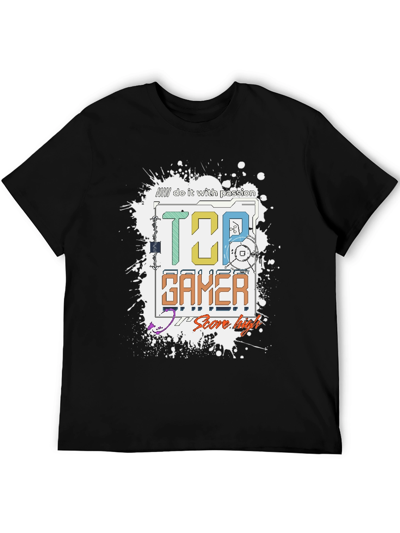 Top Gamer Graphic Tee - Do it with Passion!