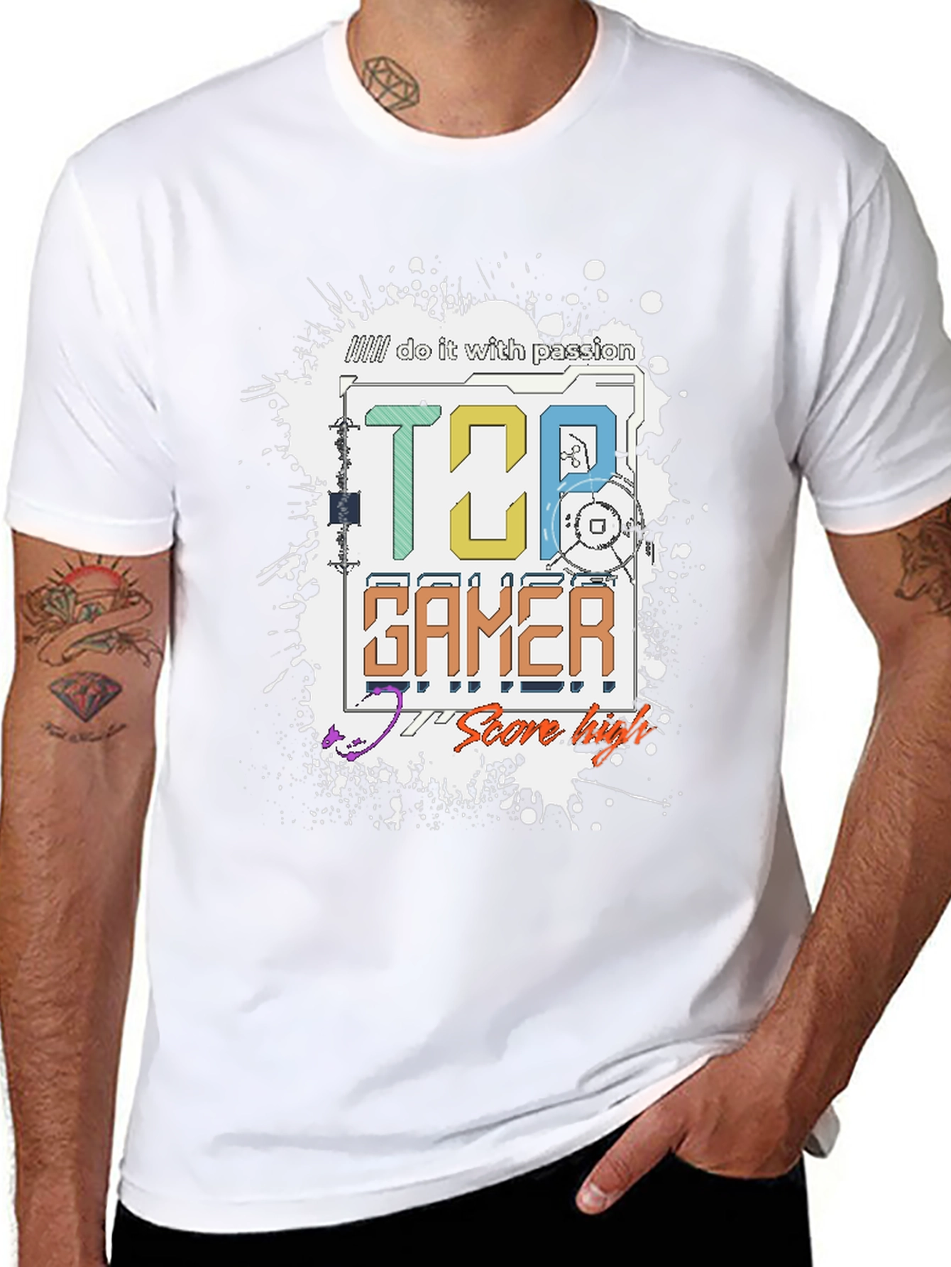 Top Gamer Graphic Tee - Do it with Passion!