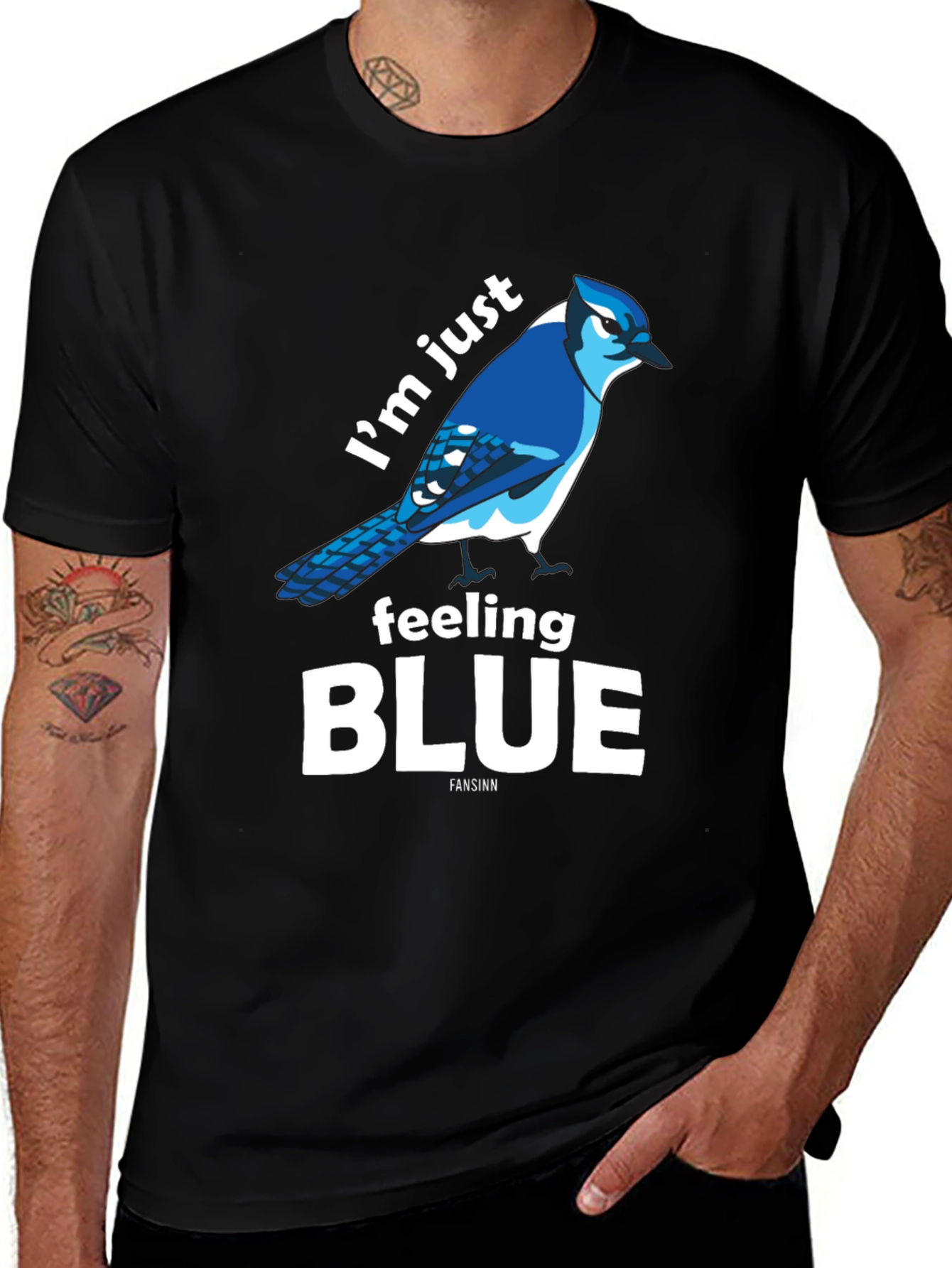 Im Just Feeling Blue Bird T-Shirt