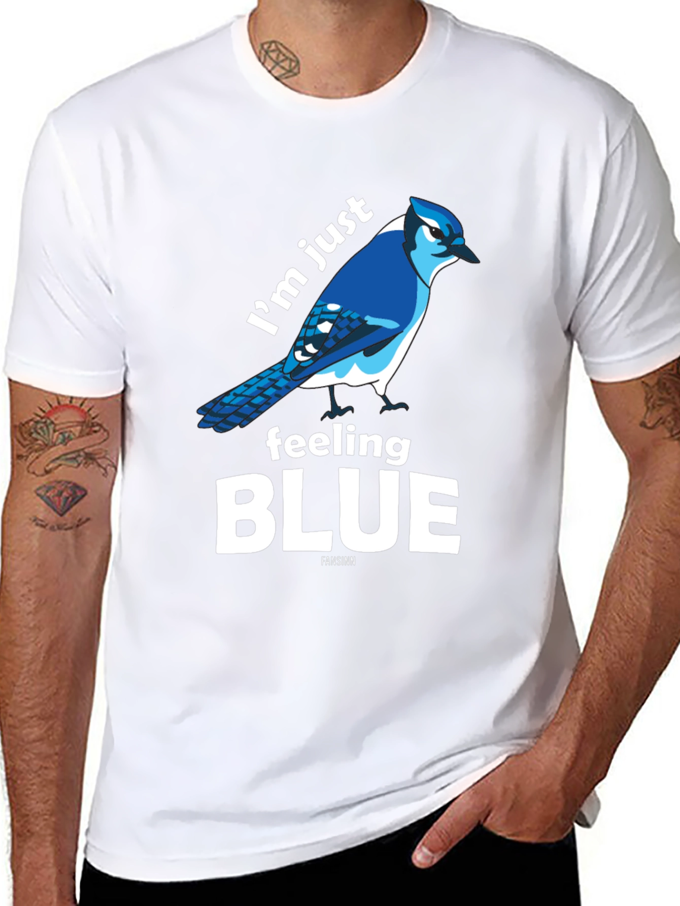 Im Just Feeling Blue Bird T-Shirt