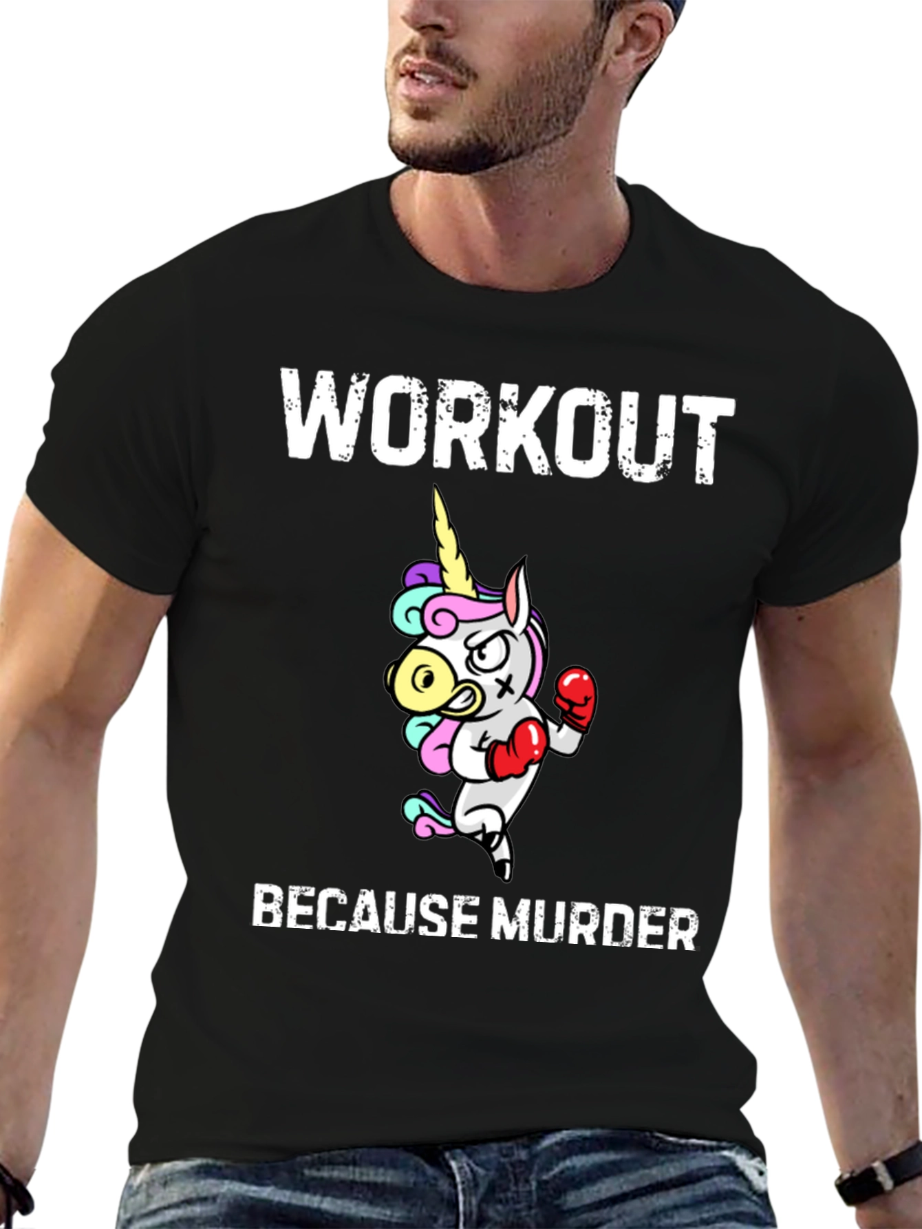 Workout Because Murder T-Shirt