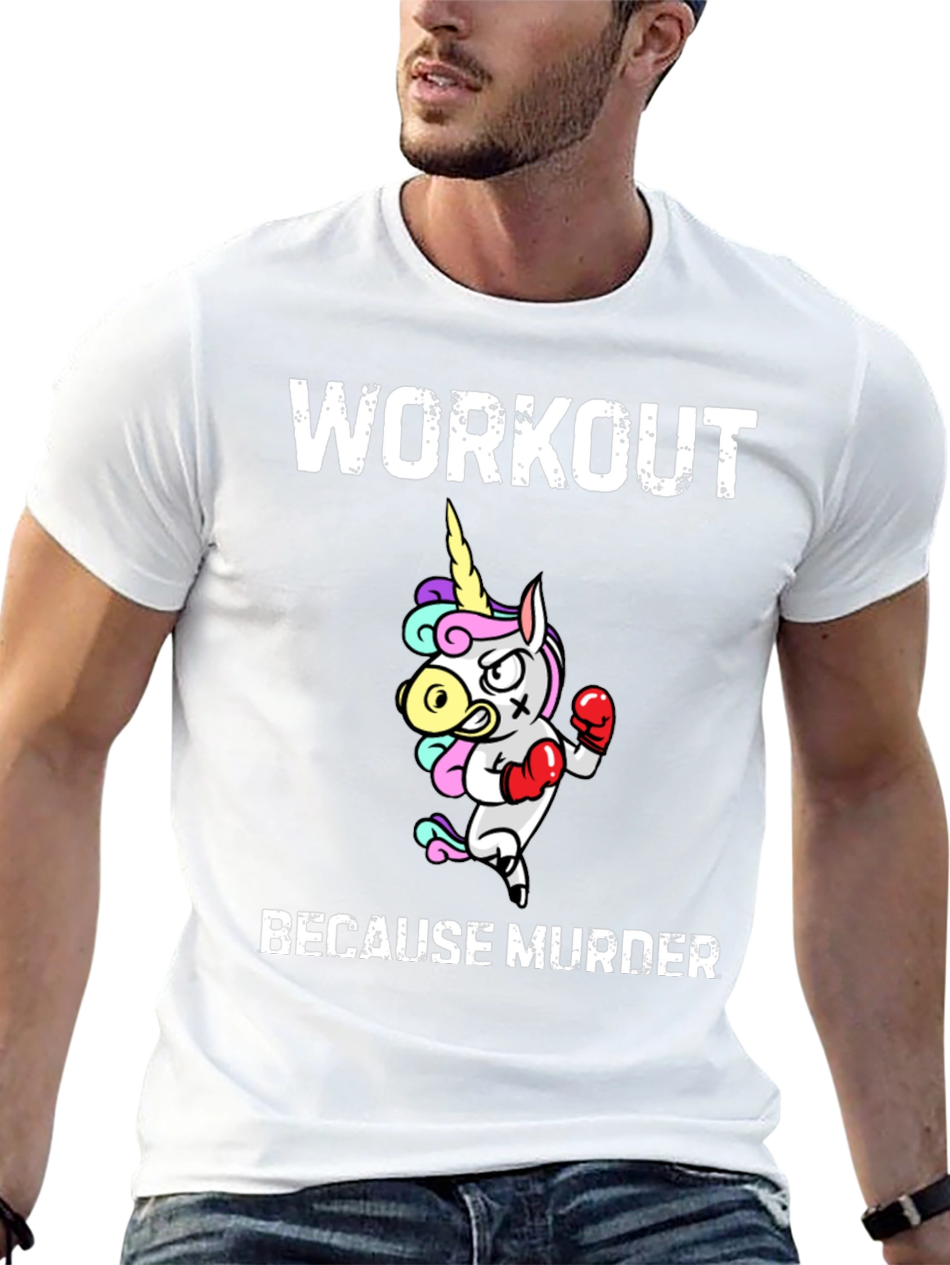 Workout Because Murder T-Shirt