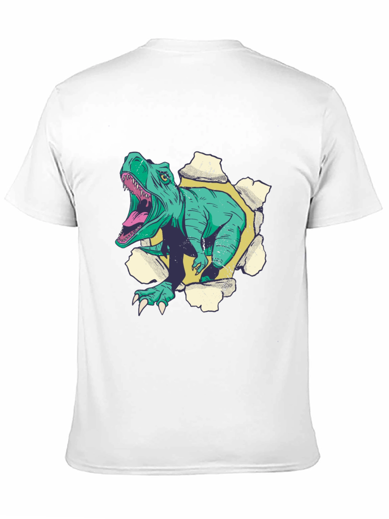 Dinosaur Graphic T-Shirt - Mens Black Tee