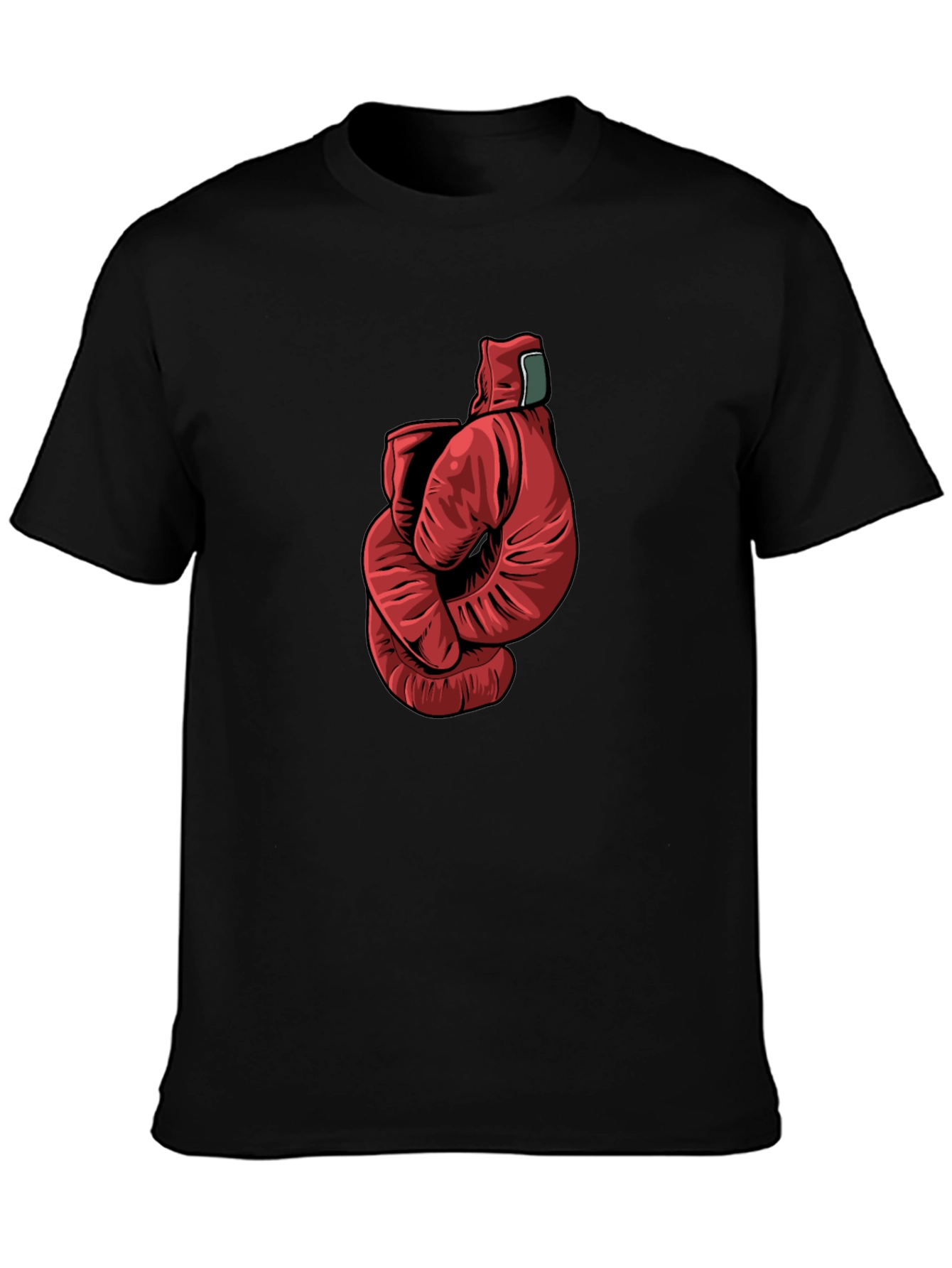 Boxing Gloves Graphic Tee - Mens Black T-Shirt