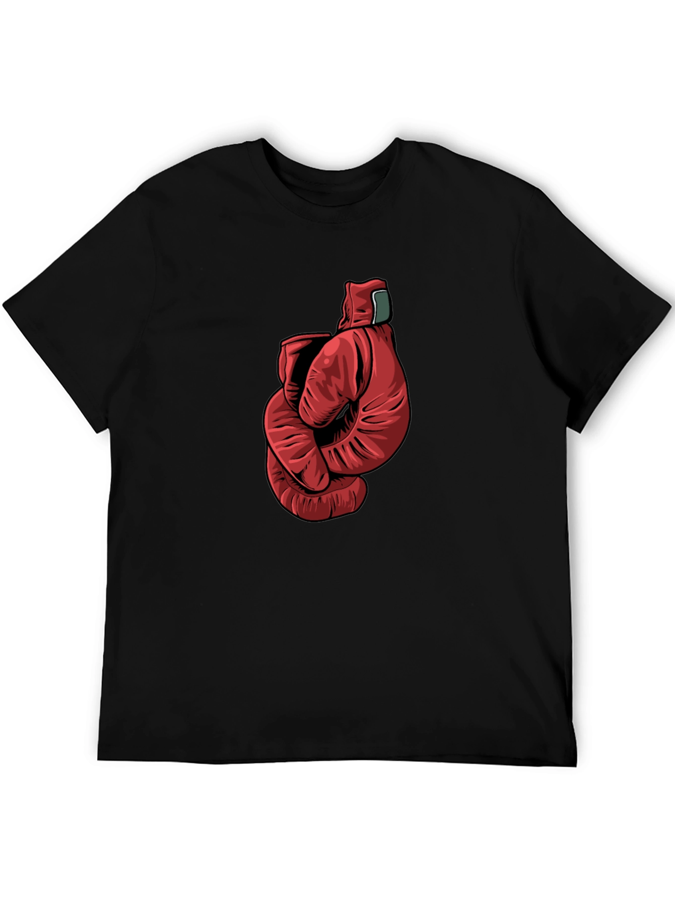 Boxing Gloves Graphic Tee - Mens Black T-Shirt