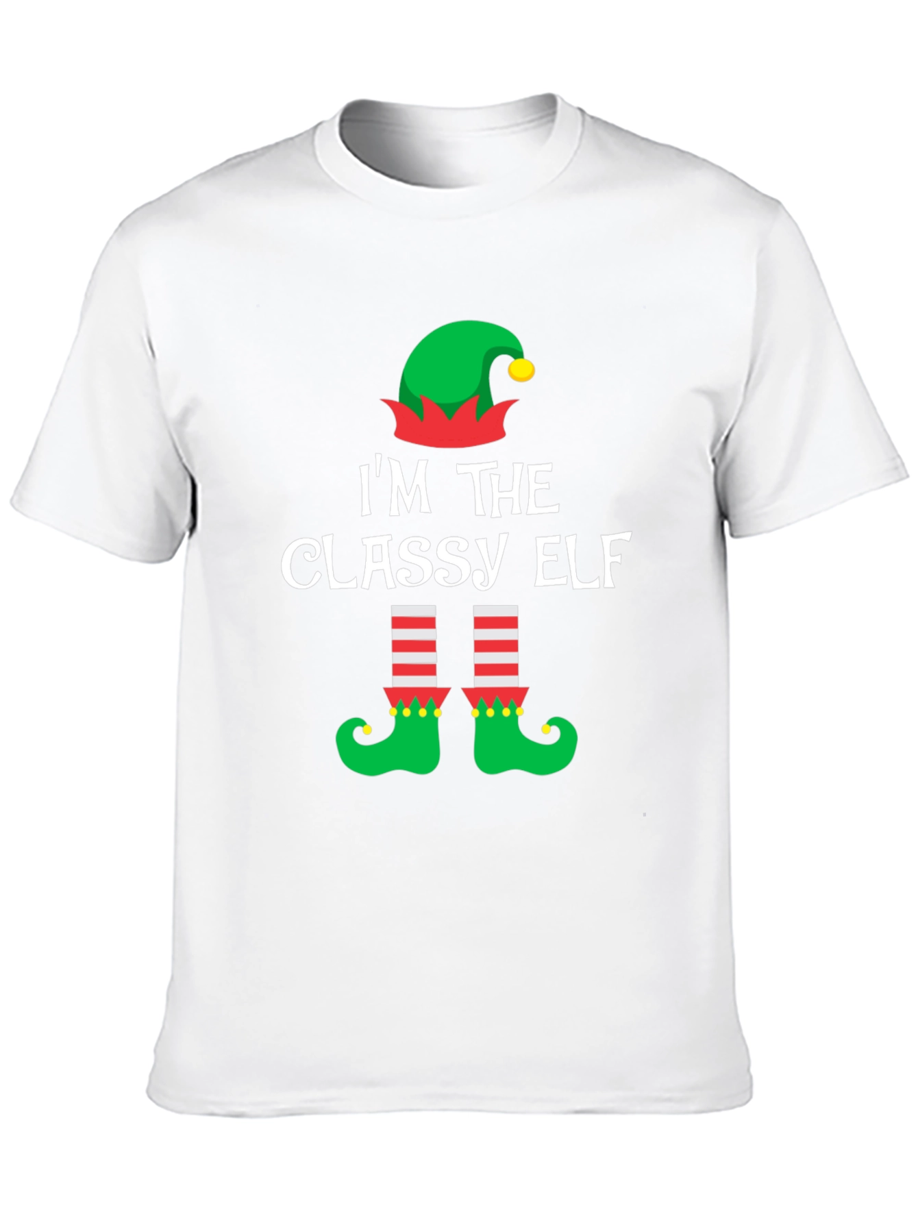 Classy Elf Christmas T-Shirt - Holiday Festive Tee