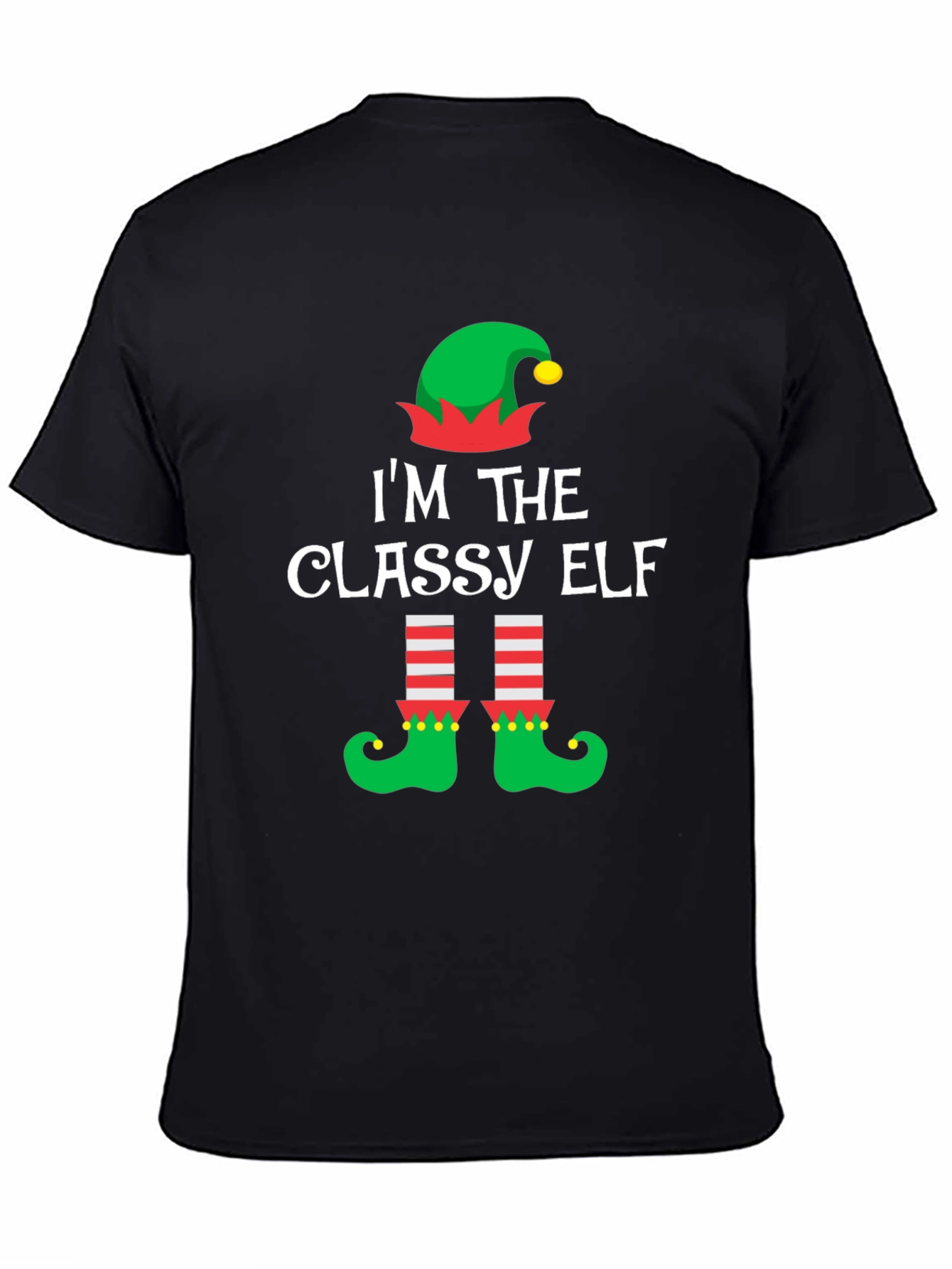 Classy Elf Christmas T-Shirt - Holiday Festive Tee