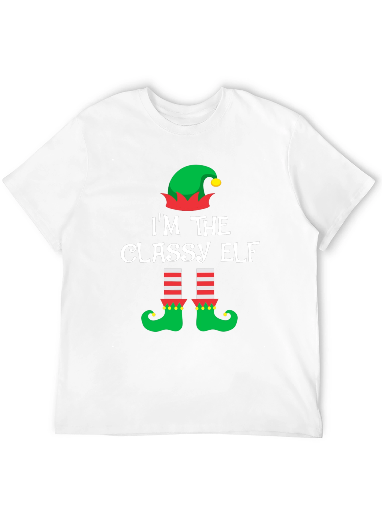 Classy Elf Christmas T-Shirt - Holiday Festive Tee