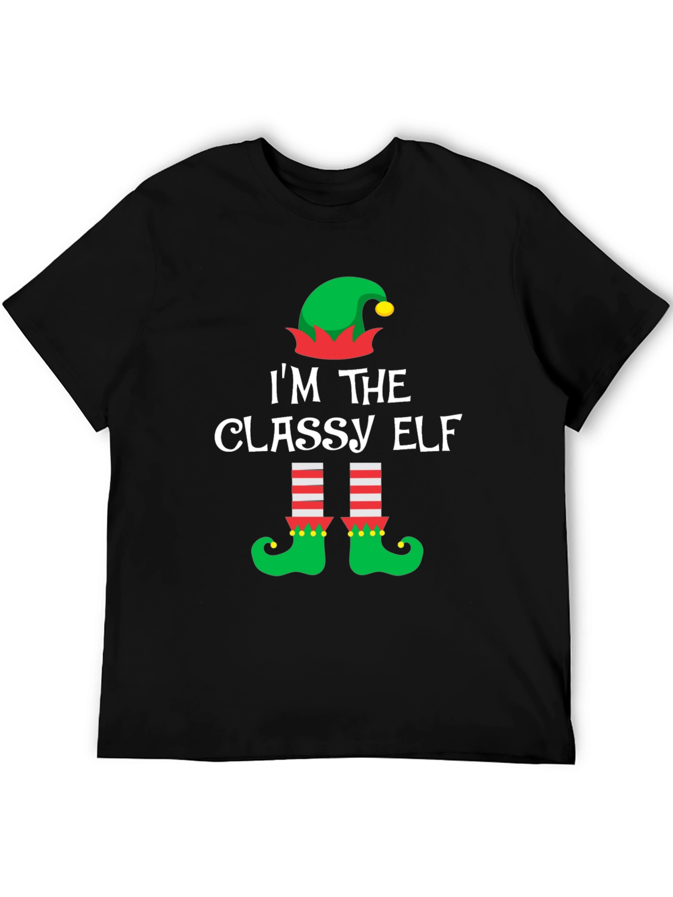 Classy Elf Christmas T-Shirt - Holiday Festive Tee