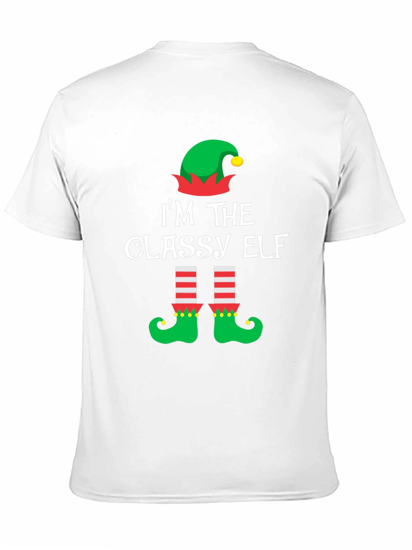 Classy Elf Christmas T-Shirt - Holiday Festive Tee