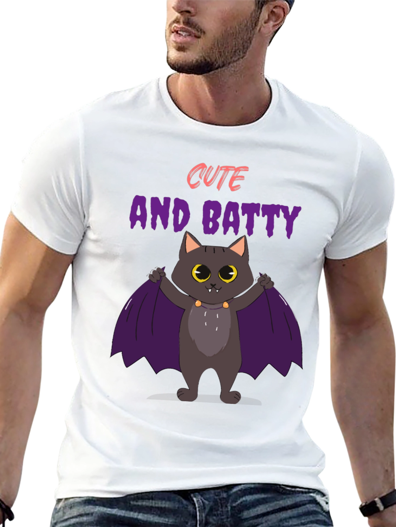 Cute and Batty Black T-Shirt