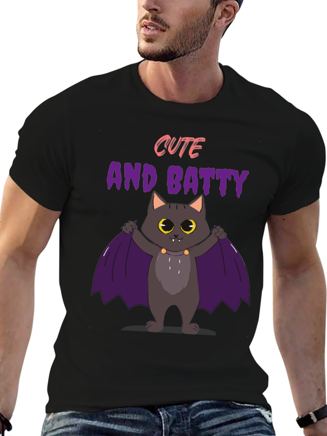 Cute and Batty Black T-Shirt
