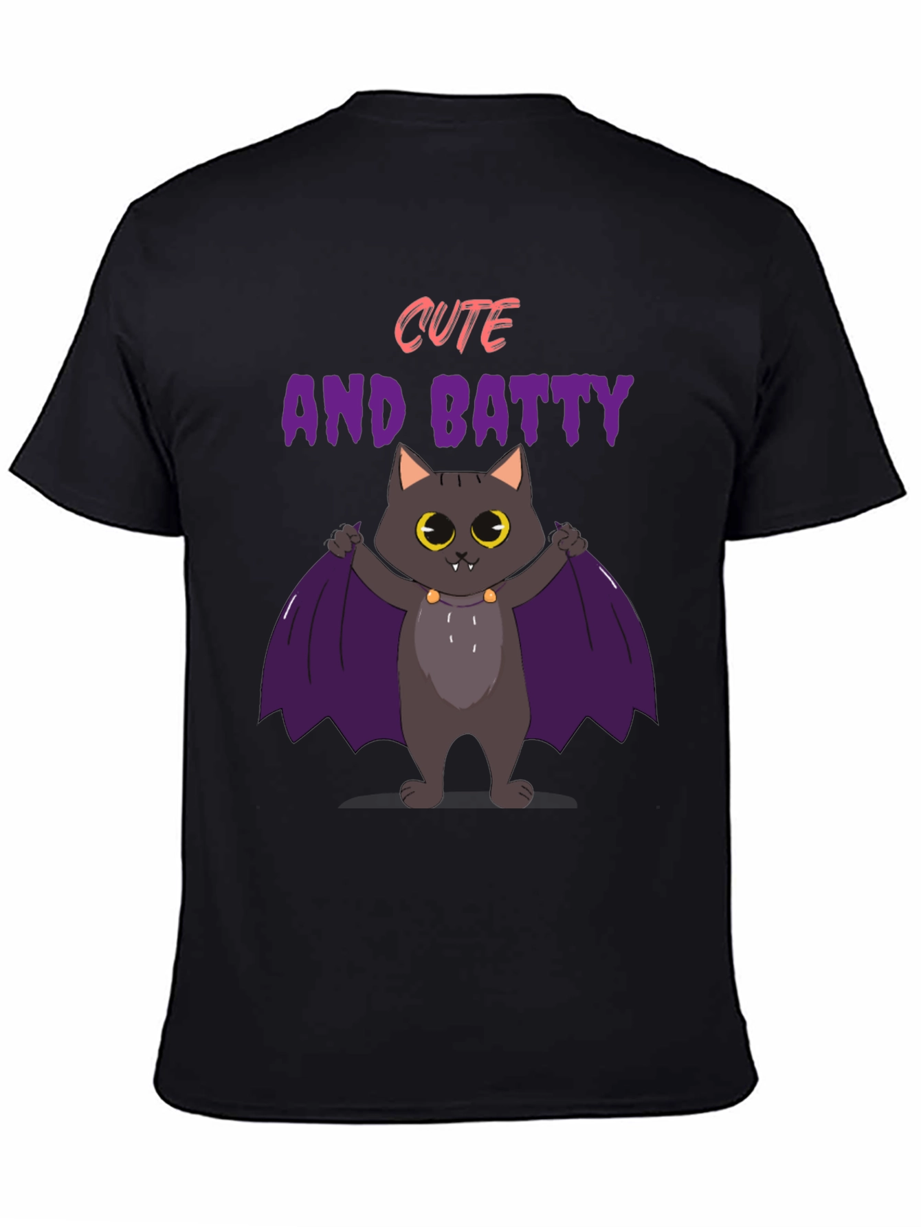 Cute and Batty Black T-Shirt