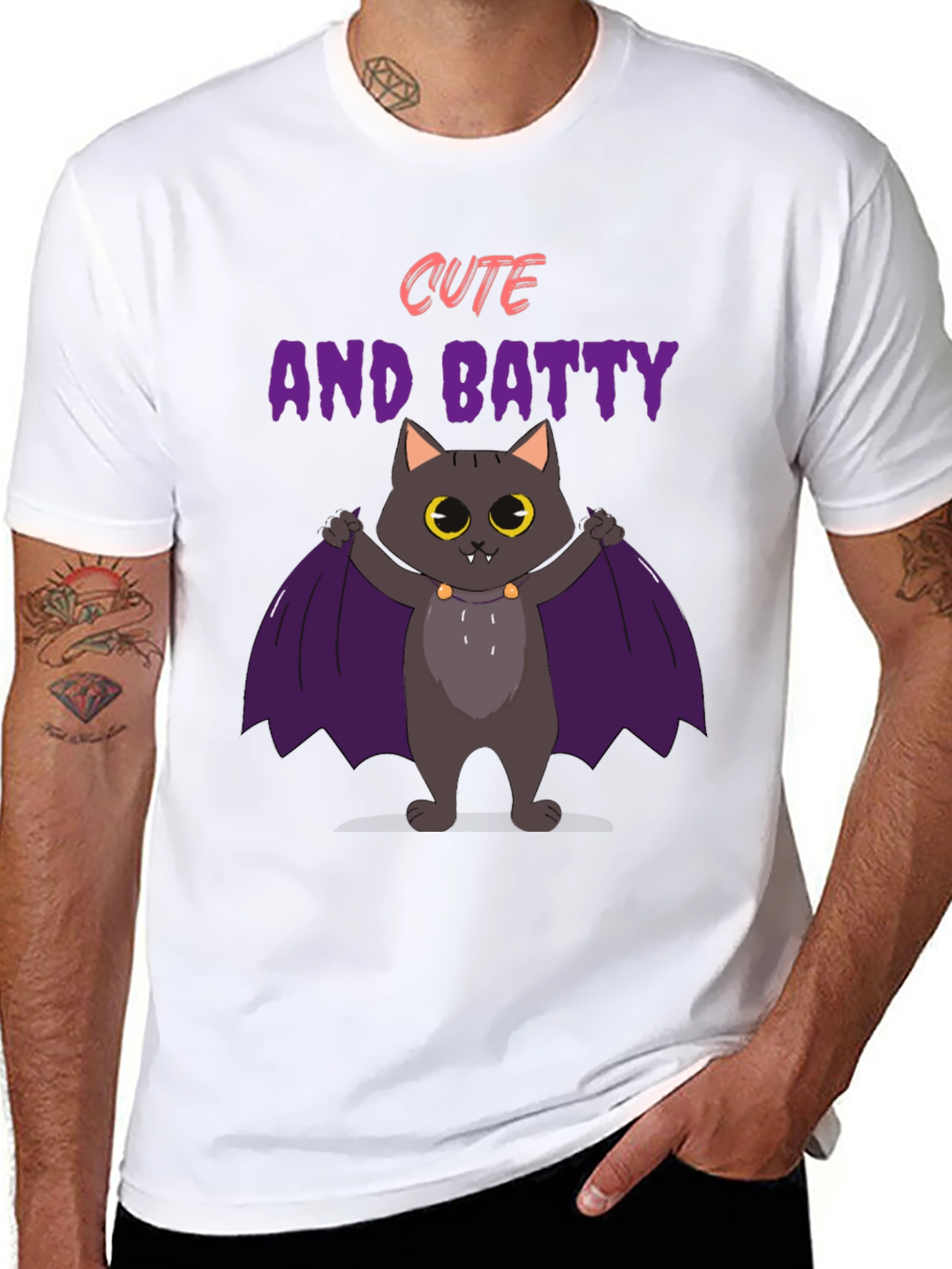 Cute and Batty Black T-Shirt