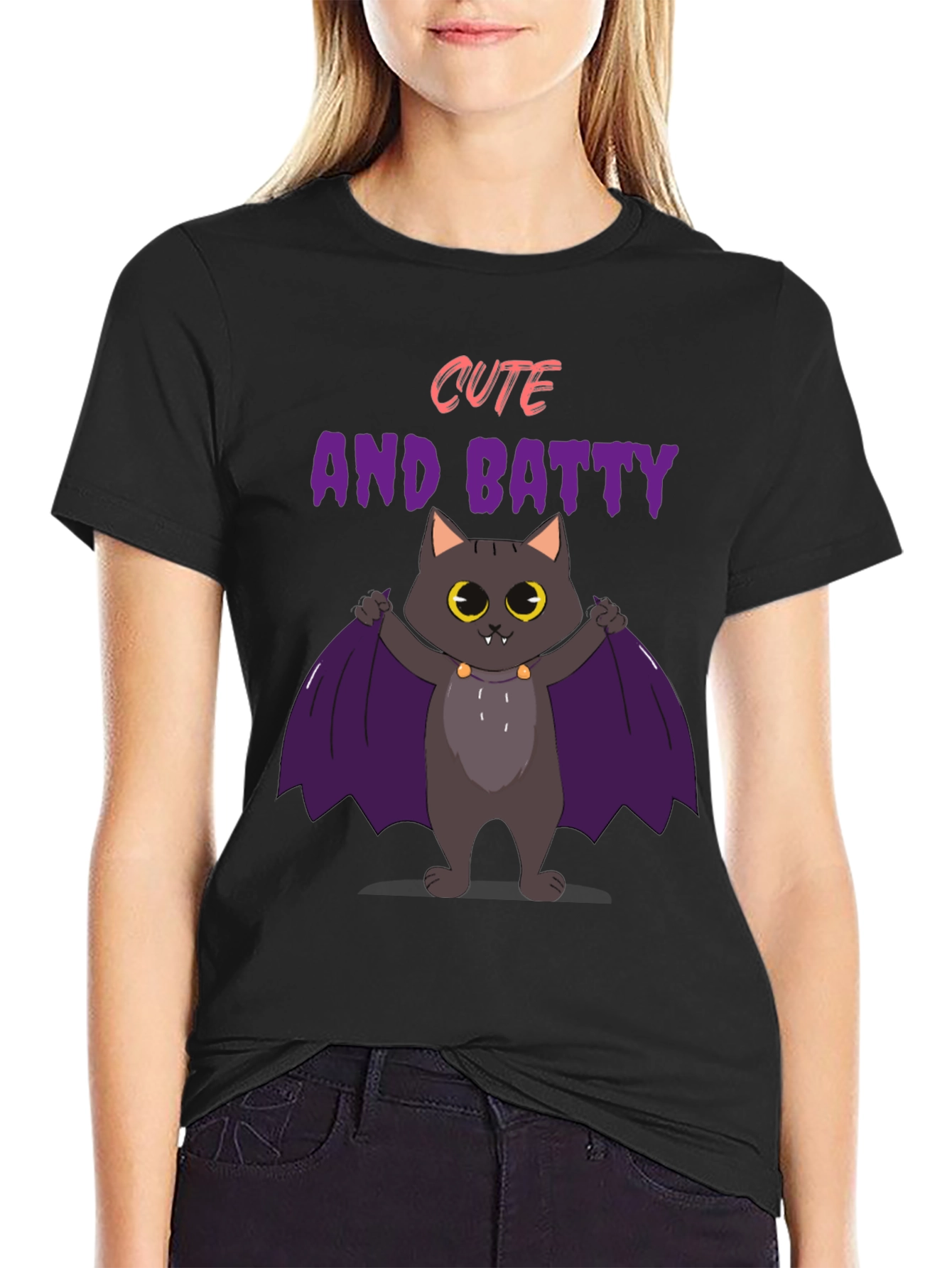 Cute and Batty Black T-Shirt