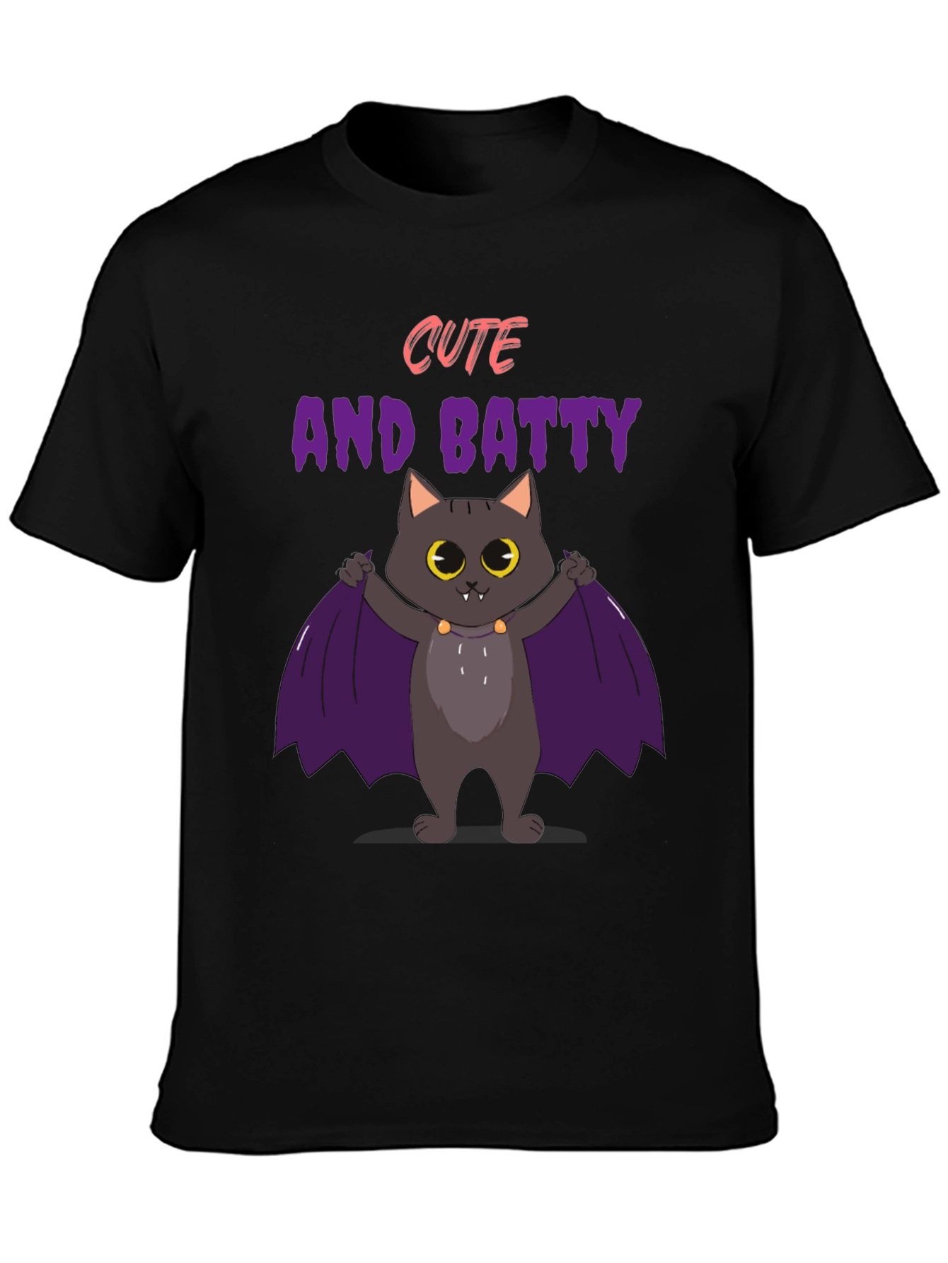 Cute and Batty Black T-Shirt