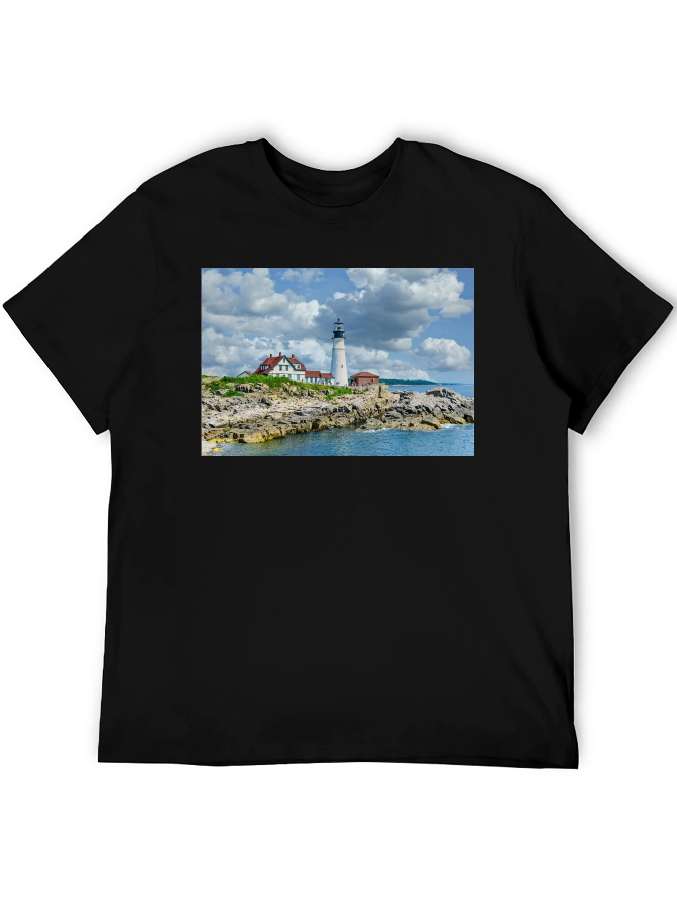 Lighthouse Graphic Black T-Shirt