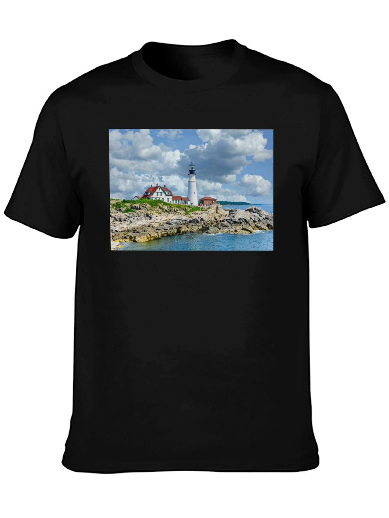 Lighthouse Graphic Black T-Shirt
