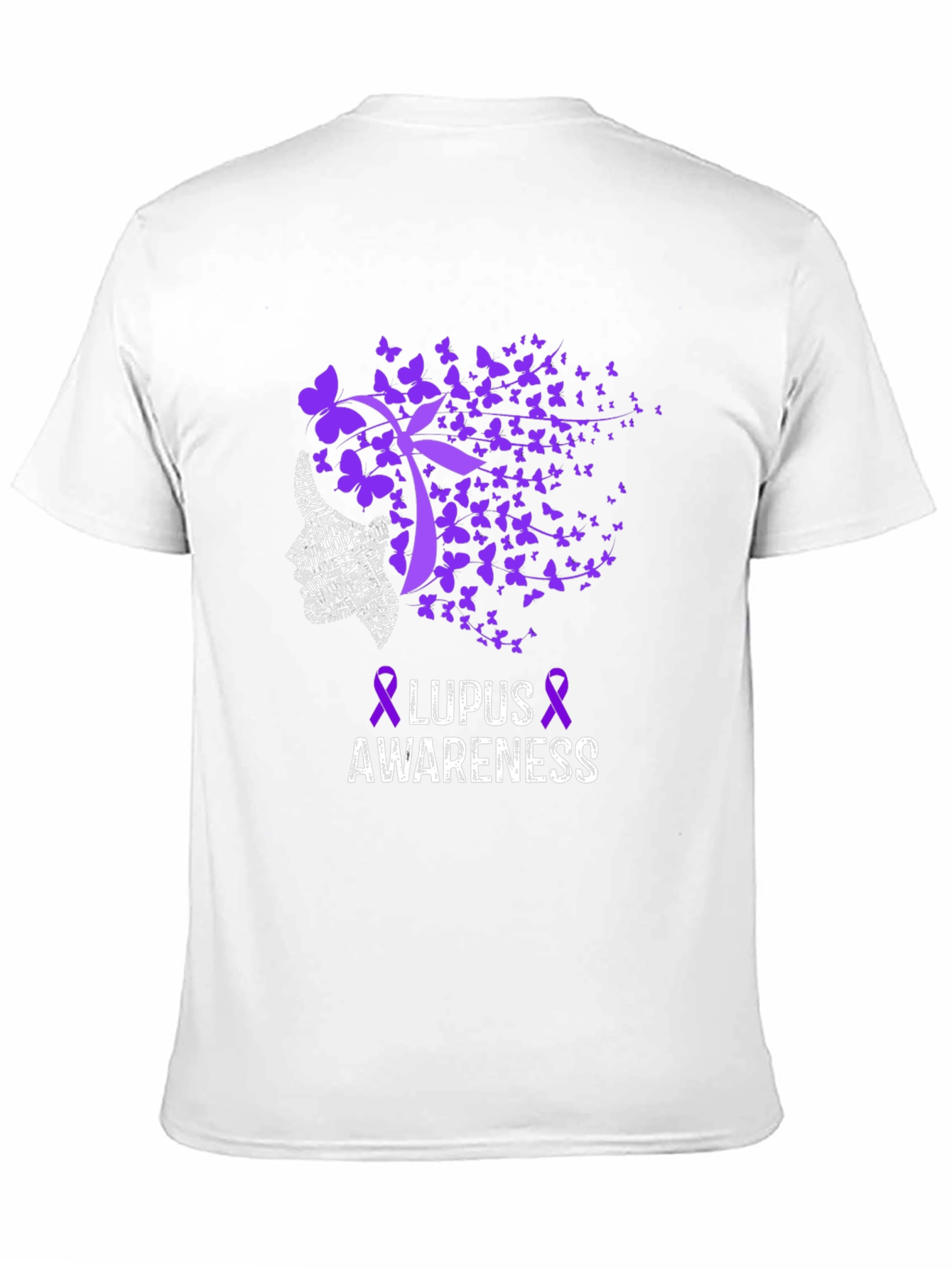 Lupus Awareness Butterfly Ribbon T-Shirt