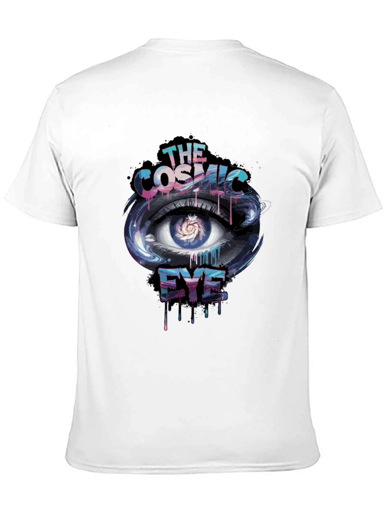 Cosmic Eye Graphic Black T-Shirt